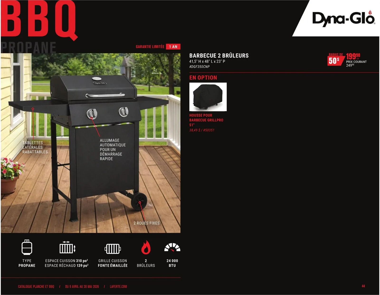 Page 44 de la Cahier Laferté Plancha du 9 avril au 20 mai 2026