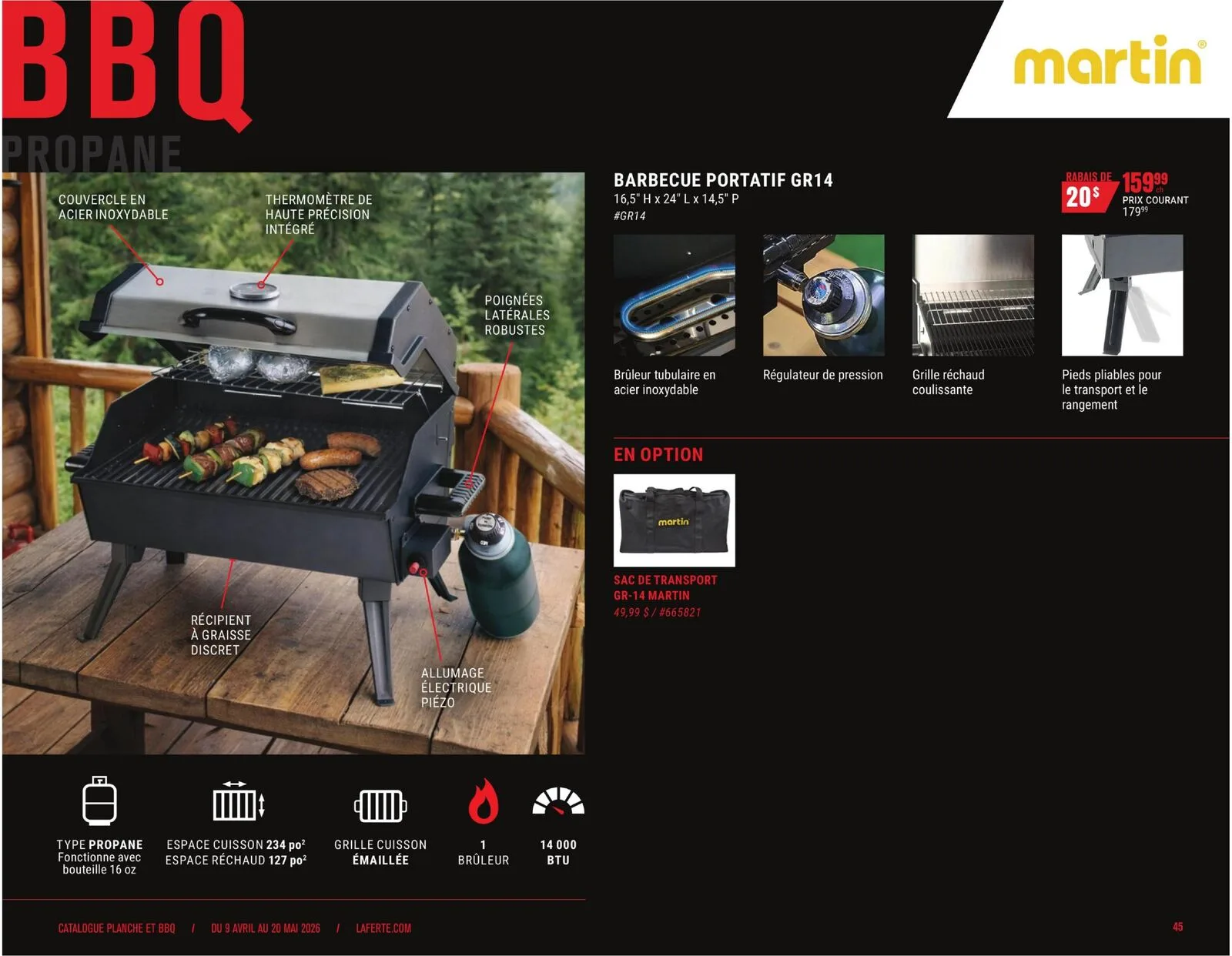 Page 45 de la Cahier Laferté Plancha du 9 avril au 20 mai 2026