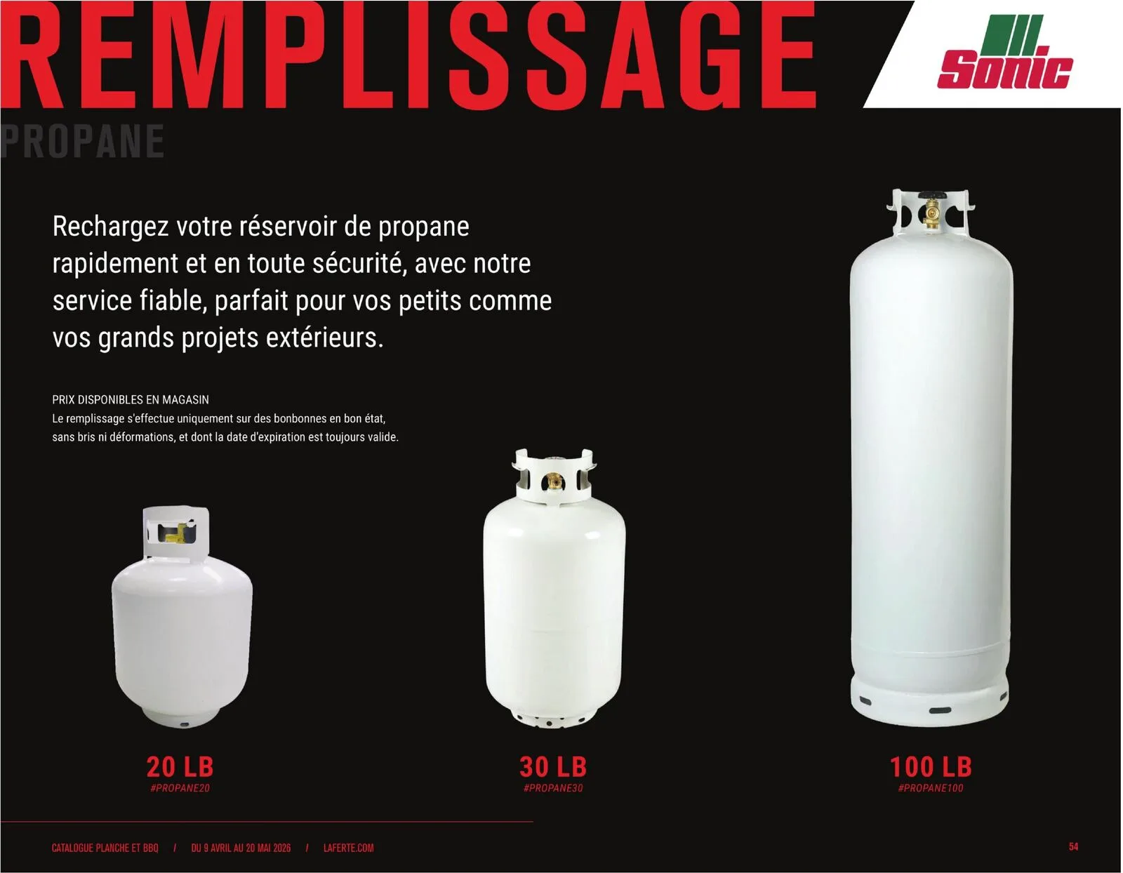 Page 54 de la Cahier Laferté Plancha du 9 avril au 20 mai 2026