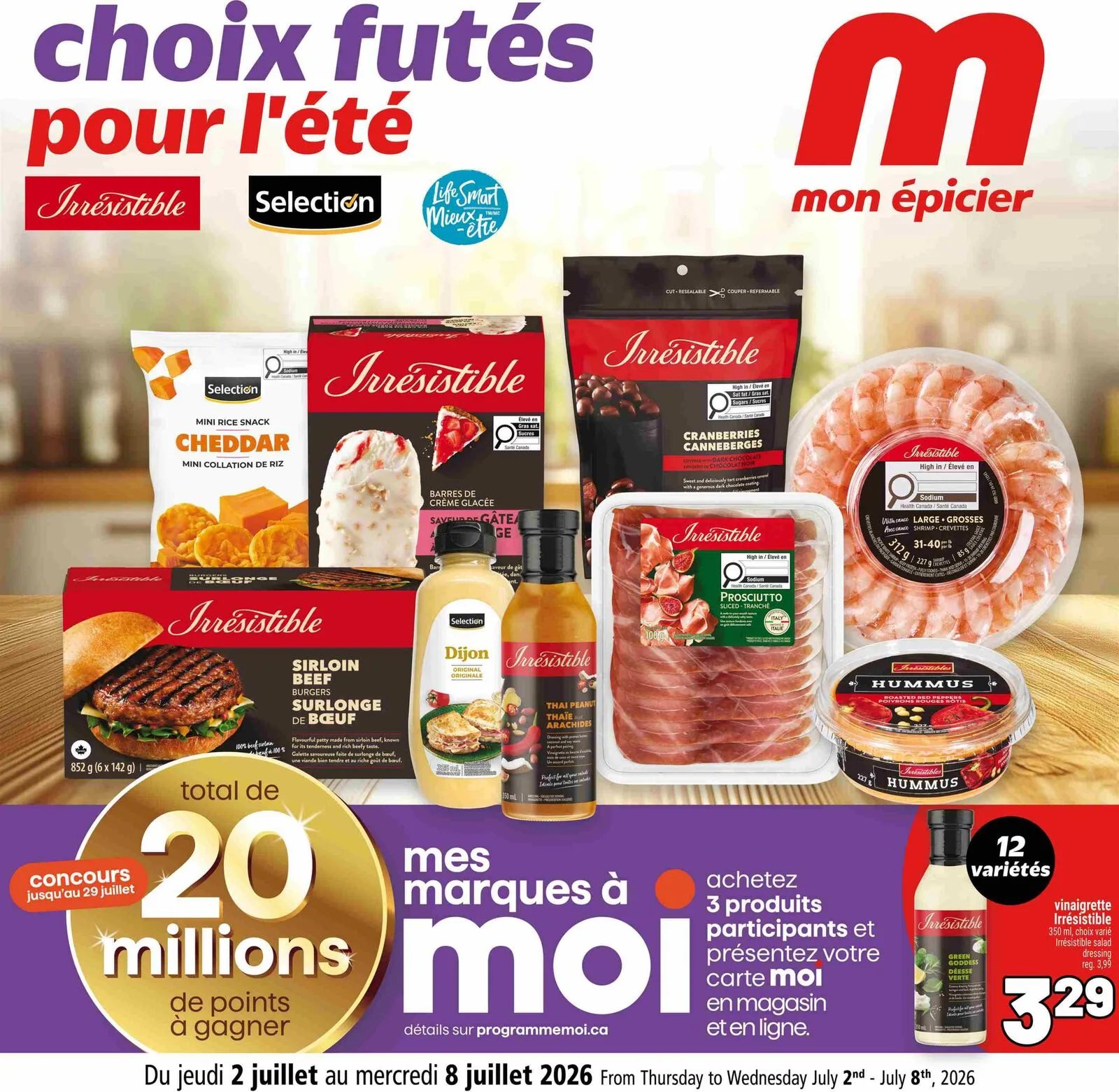 Page 1 de la Cahier Metro Marques Privées du 2 au 8 juillet 2026