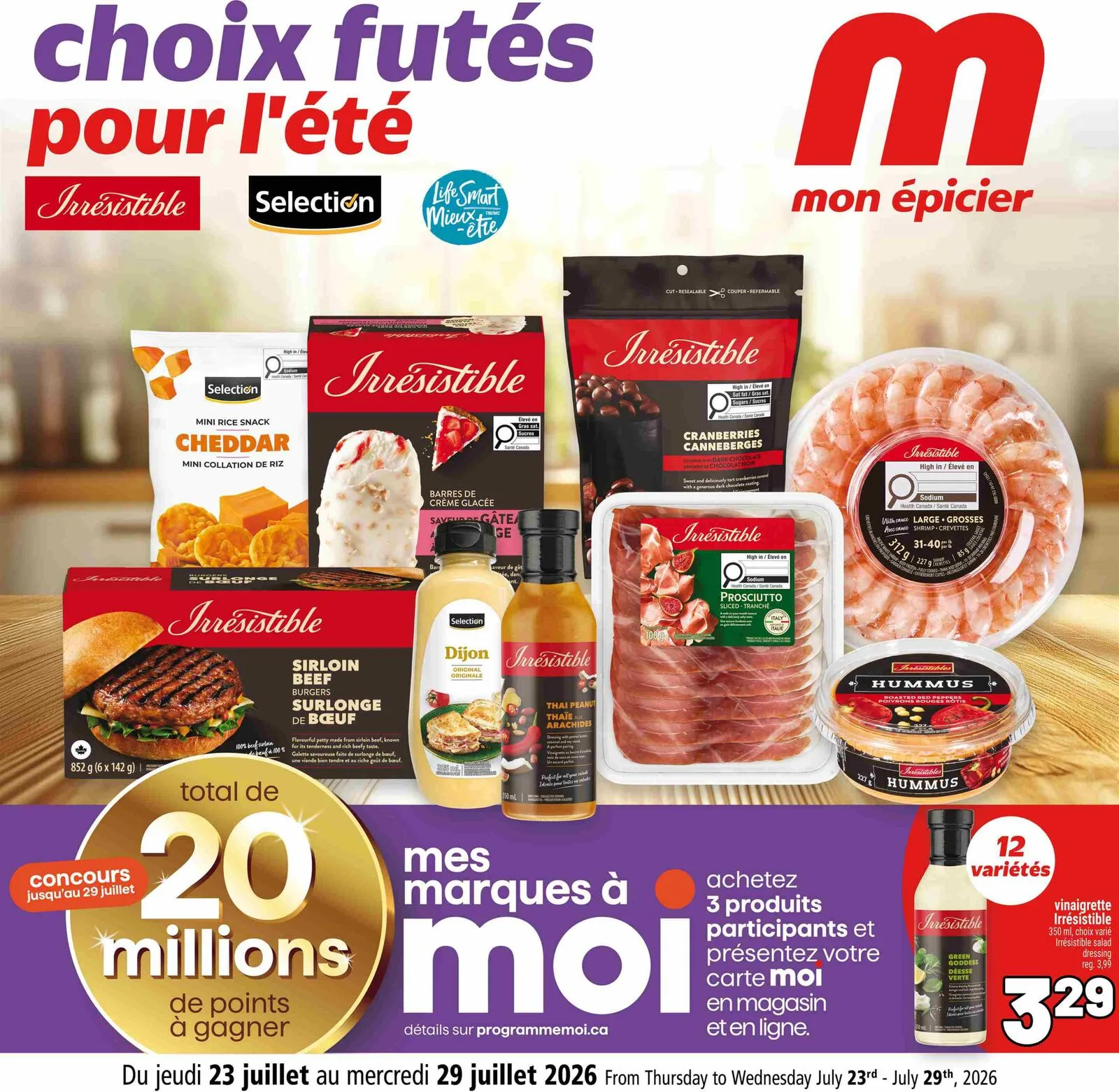 Page 1 de la Cahier Metro Marques Privées du 23 au 29 juillet 2026