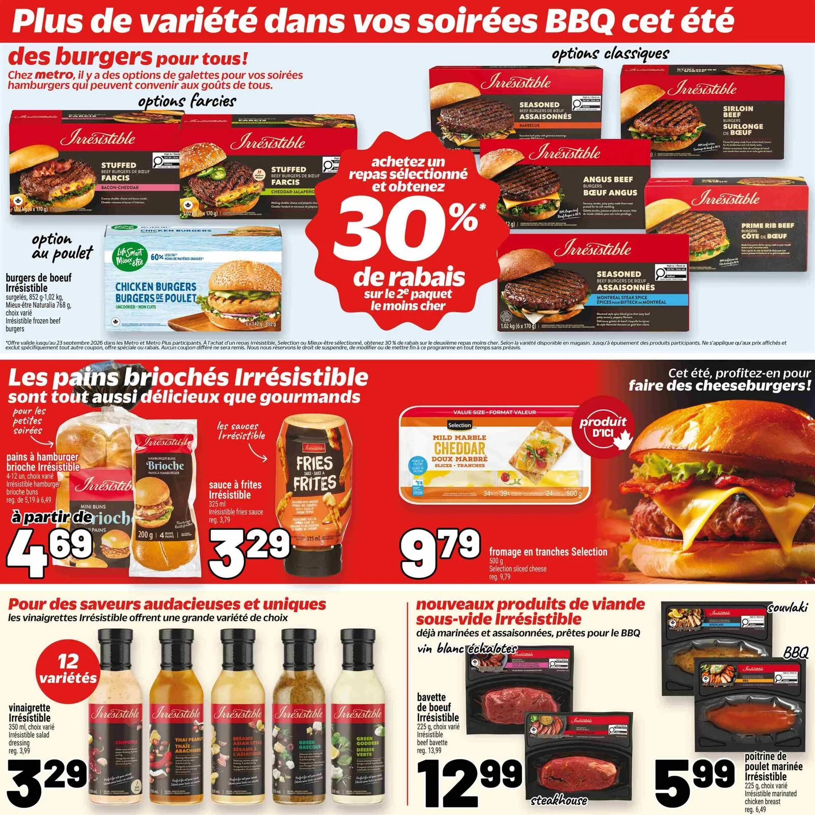 Page 4 de la Cahier Metro Marques Privées du 23 au 29 juillet 2026