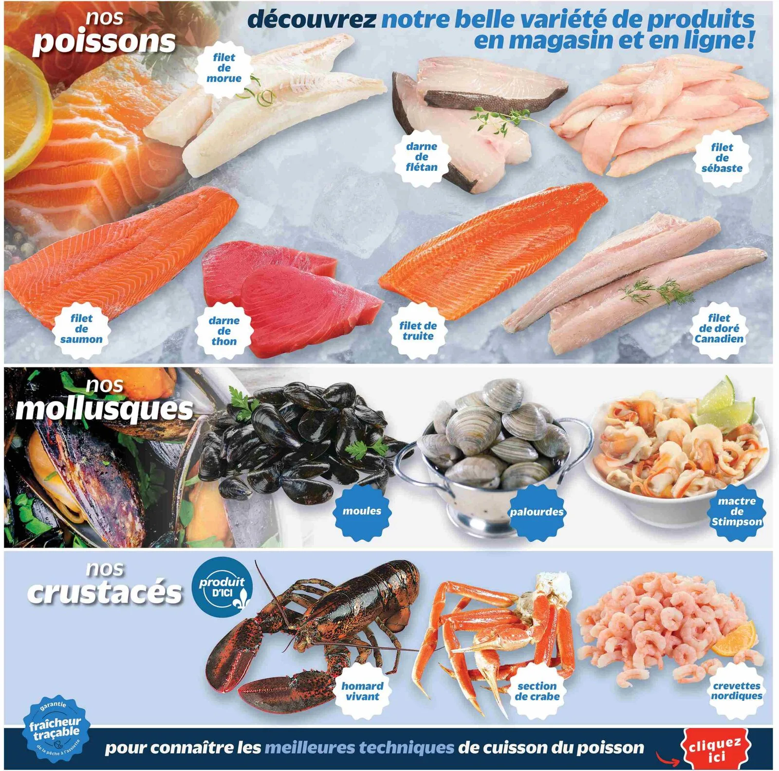 Page 3 de la Cahier Metro Pêche à l&rsquo;assiette du 9 au 15 avril 2026