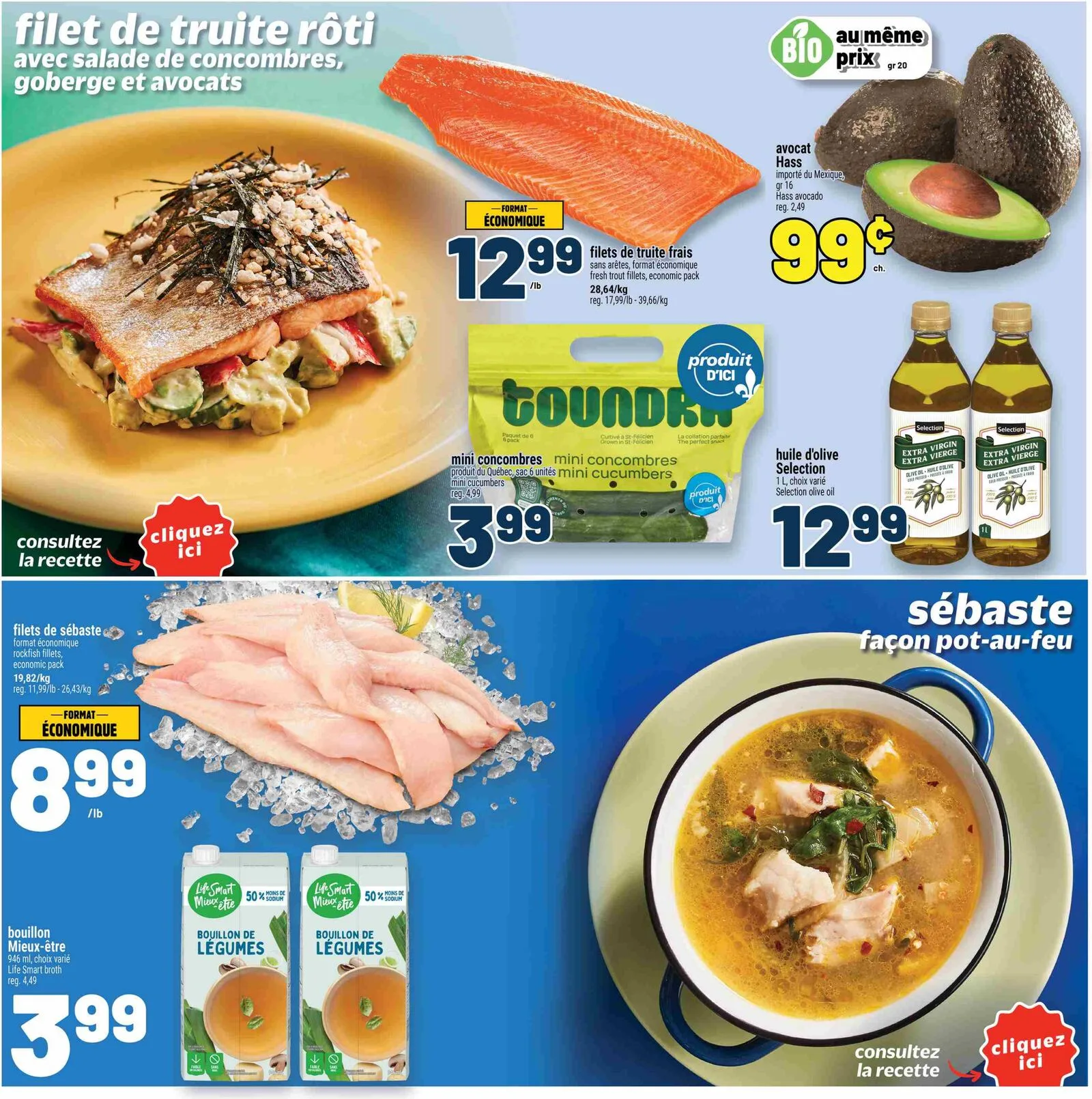 Page 4 de la Cahier Metro Pêche à l&rsquo;assiette du 9 au 15 avril 2026