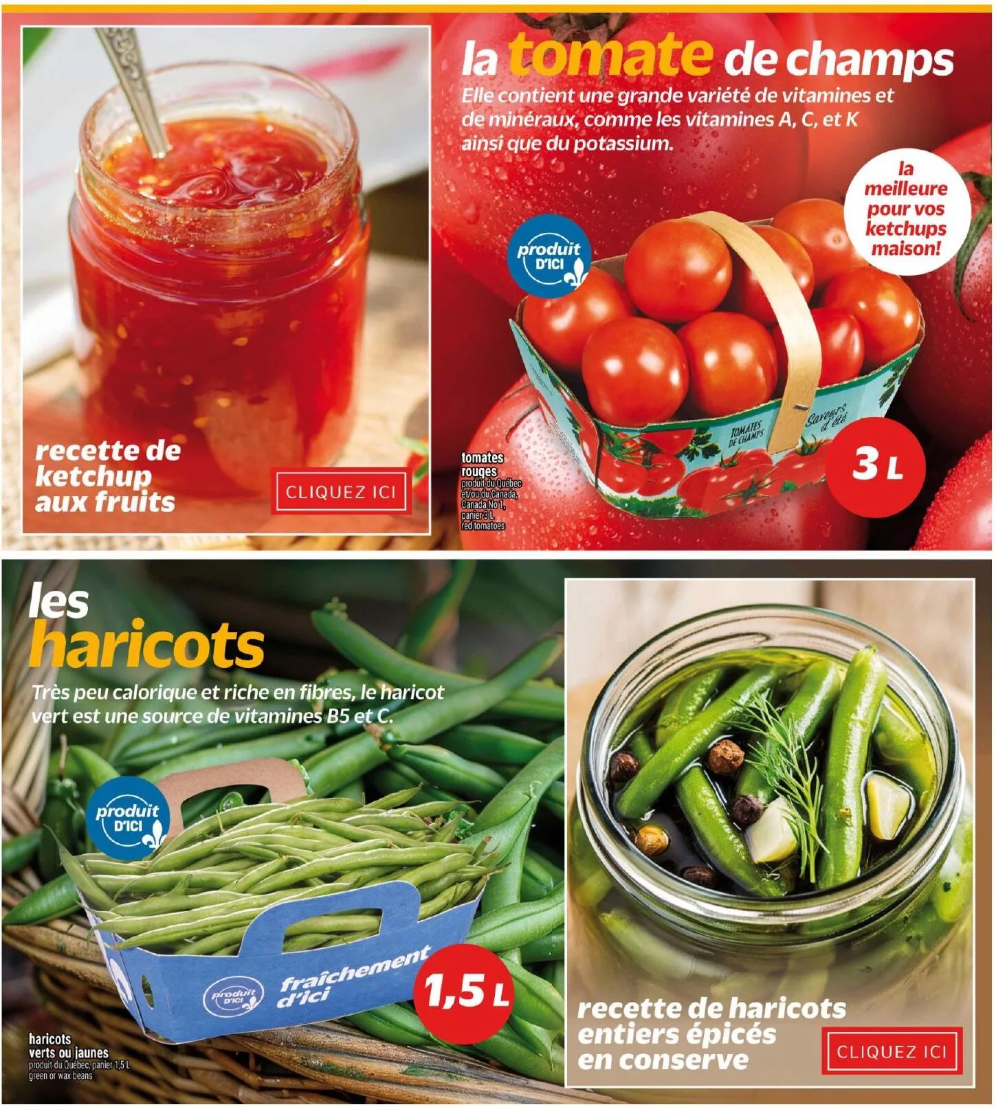Page 6 de la Cahier Metro Sauce tomate du 3 au 9 septembre 2026
