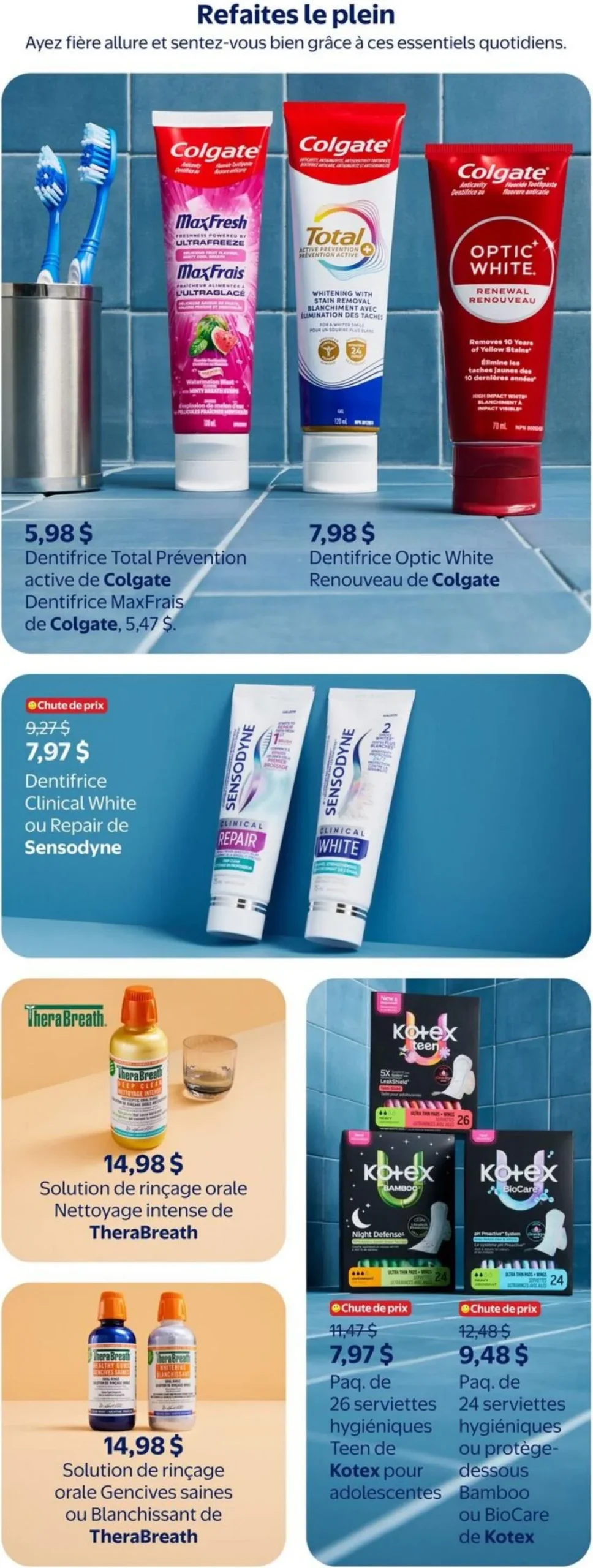 Page 18 de la Cahier Walmart La rentrée stylée du 30 juillet au 16 septembre 2026