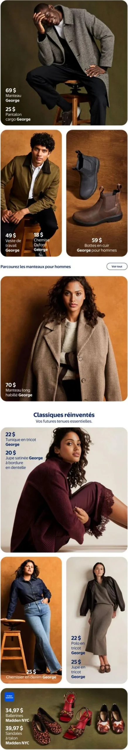 Page 5 de la Cahier Walmart Mode automnale du 10 septembre au 21 octobre 2026