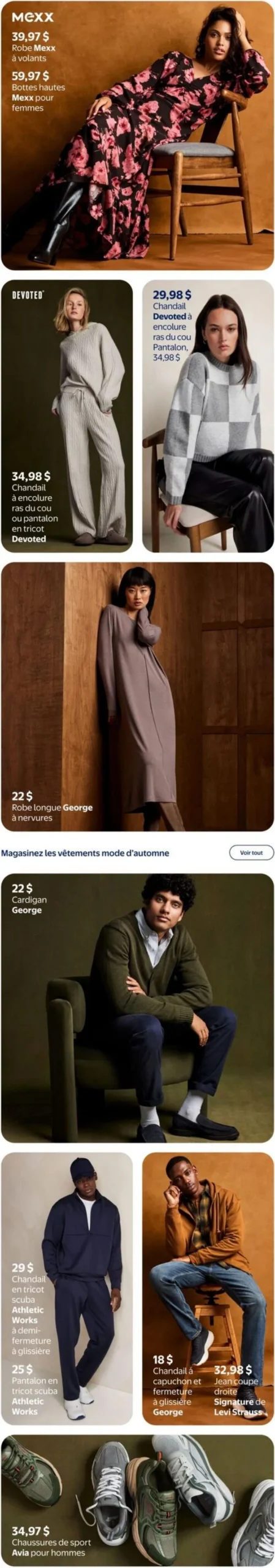 Page 7 de la Cahier Walmart Mode automnale du 10 septembre au 21 octobre 2026
