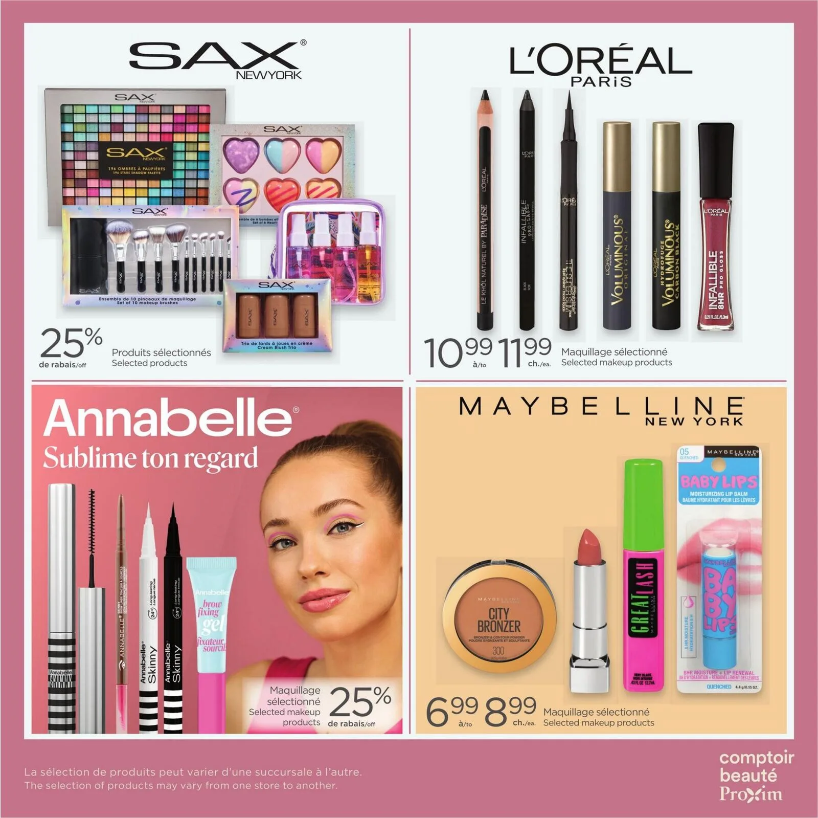 Page 4 de la Carnet Beauté Proxim du 19 au 25 mars 2026