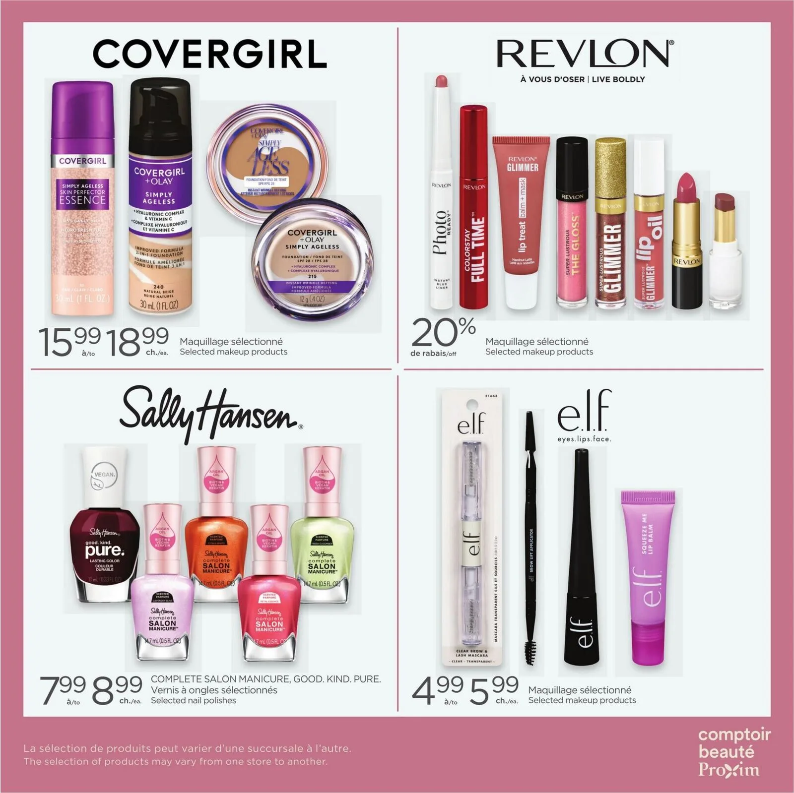 Page 5 de la Carnet Beauté Proxim du 19 au 25 mars 2026