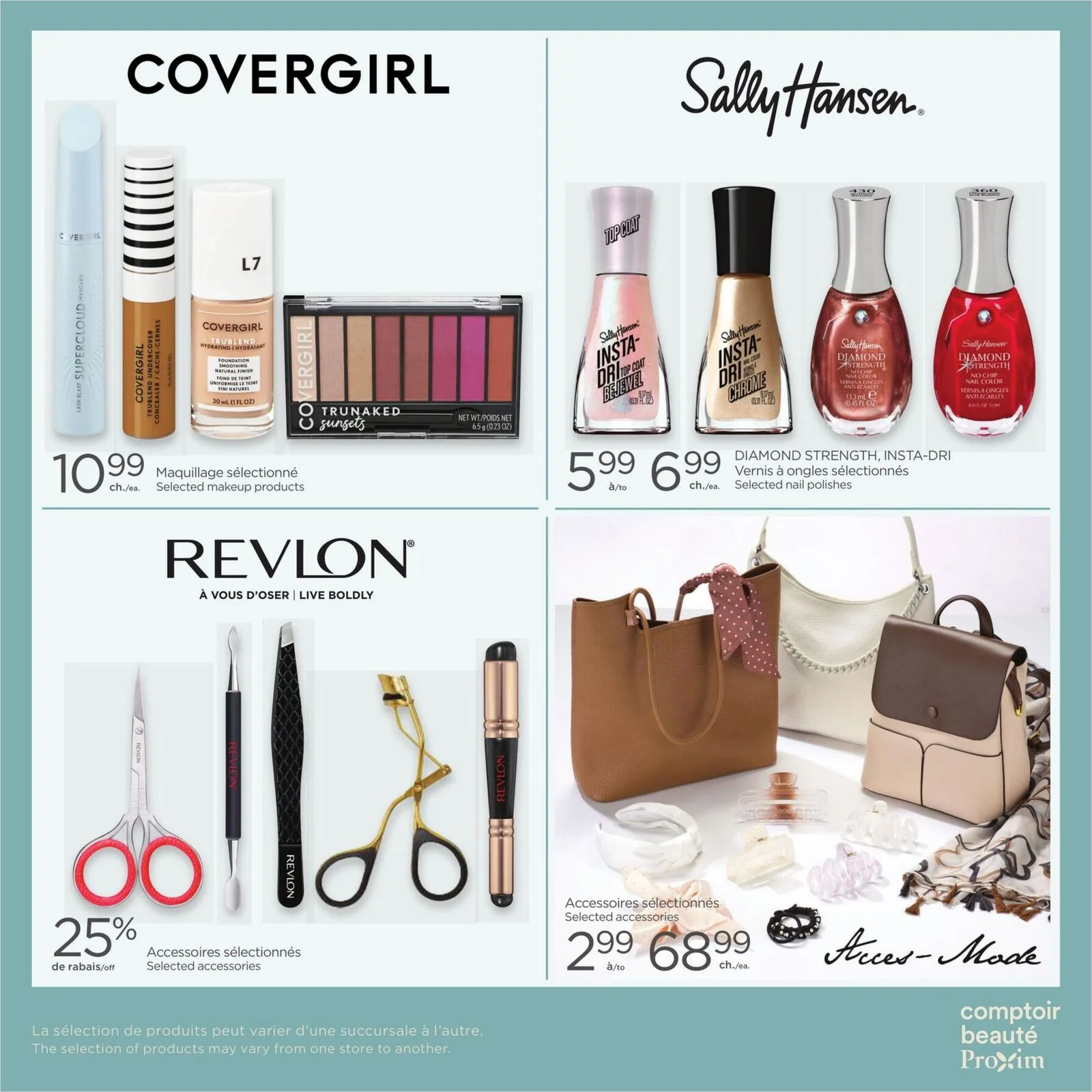 Page 4 de la Carnet Beauté Proxim du 9 au 15 avril 2026