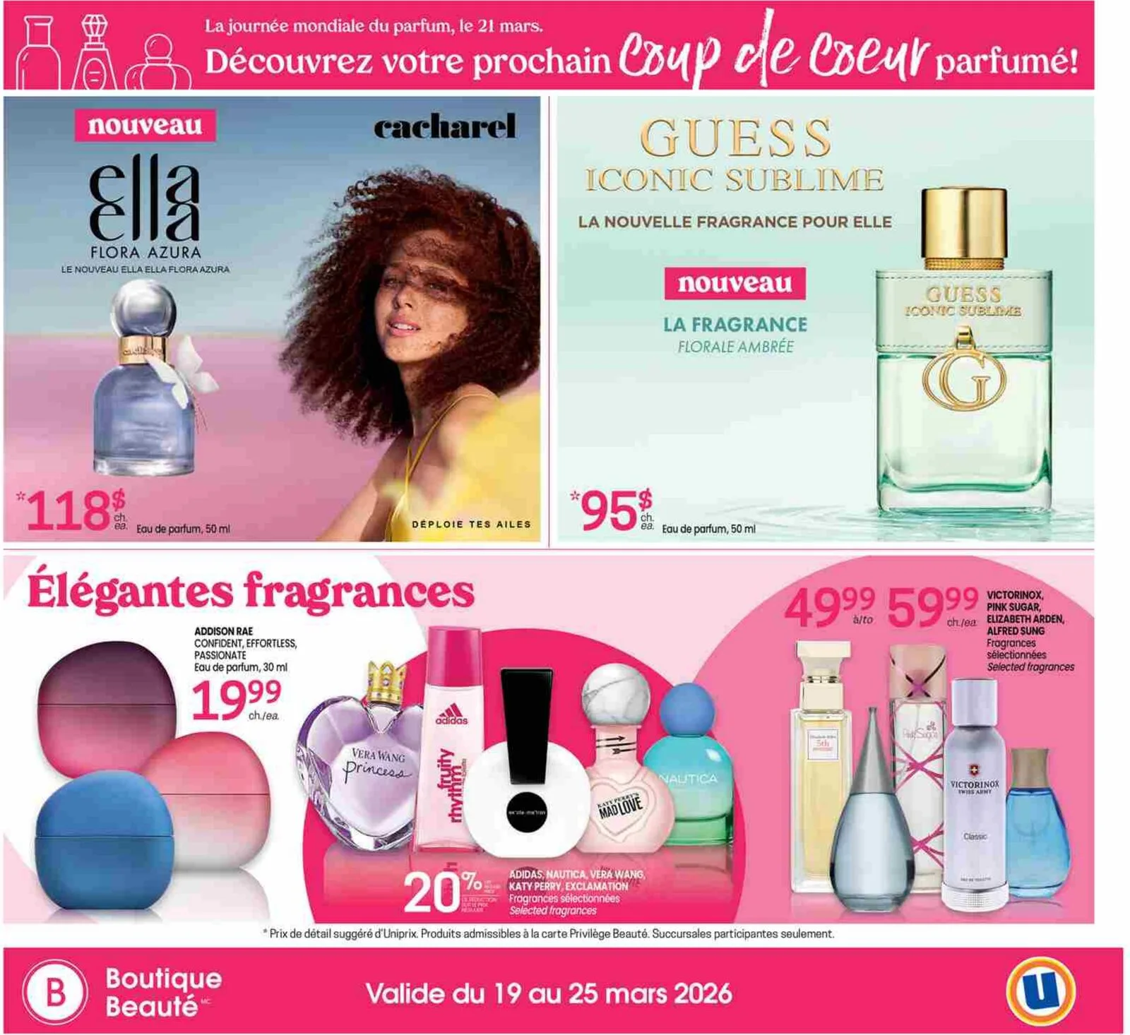 Page 4 de la Carnet Beauté Uniprix du 19 au 25 mars 2026