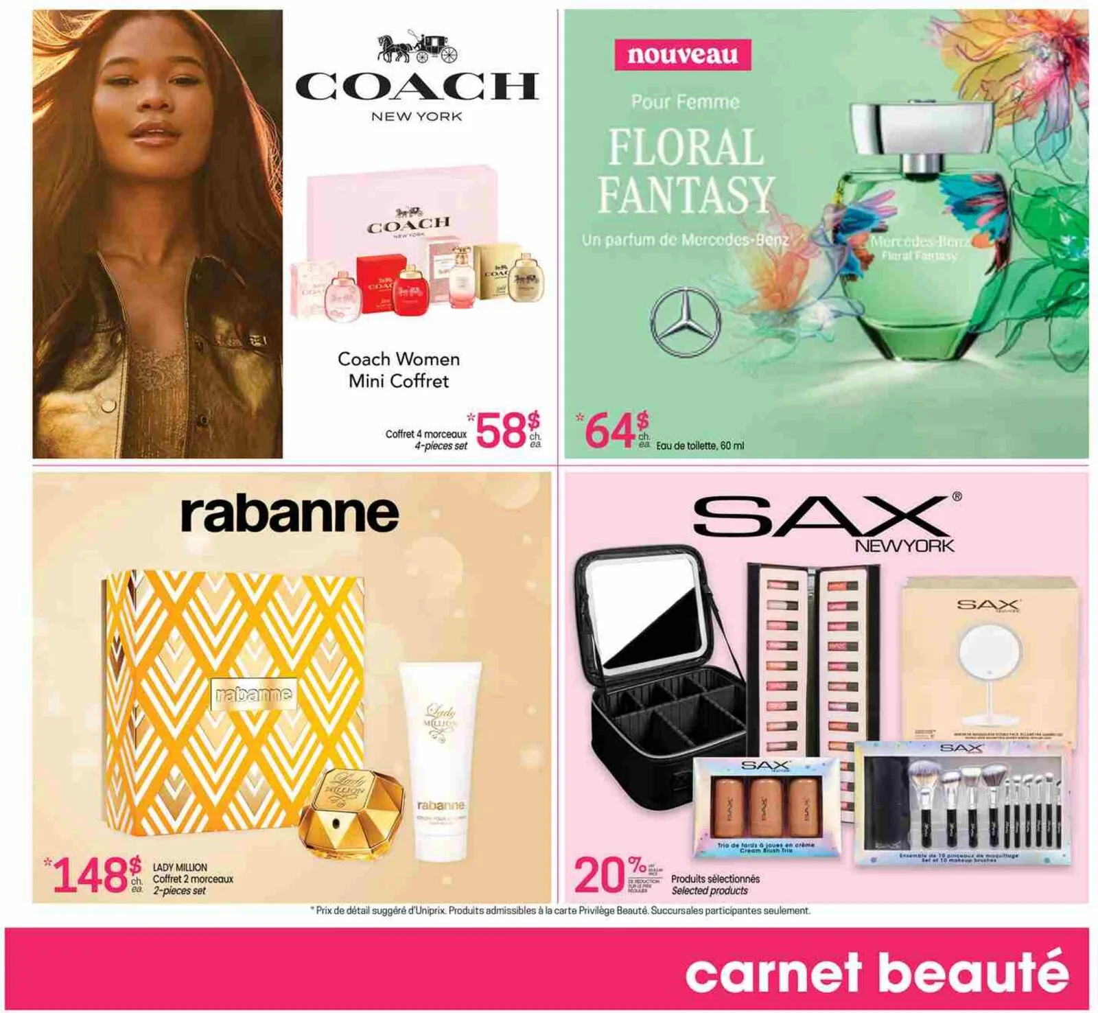 Page 3 de la Carnet Beauté Uniprix du 30 avril au 6 mai 2026