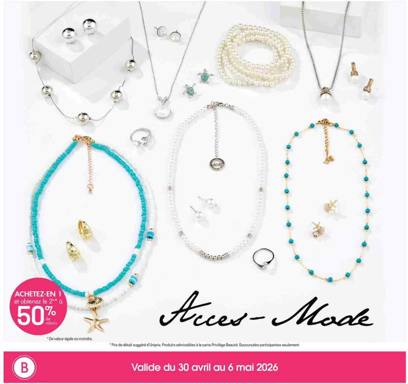 Page 5 de la Carnet Beauté Uniprix du 30 avril au 6 mai 2026