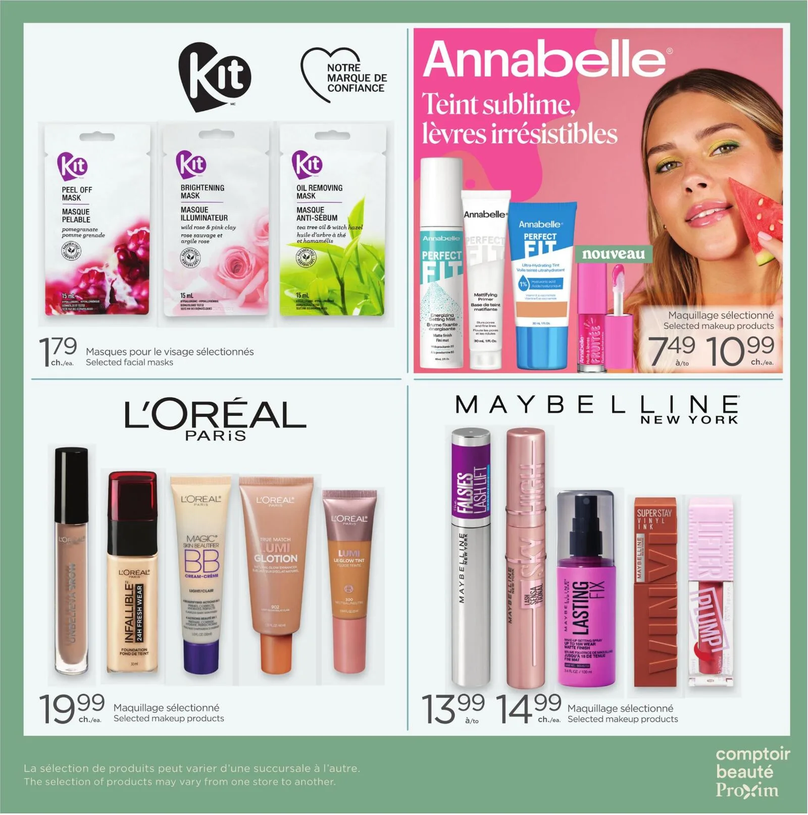 Page 4 de la Carnet Proxim Beauté du 14 au 20 mai 2026
