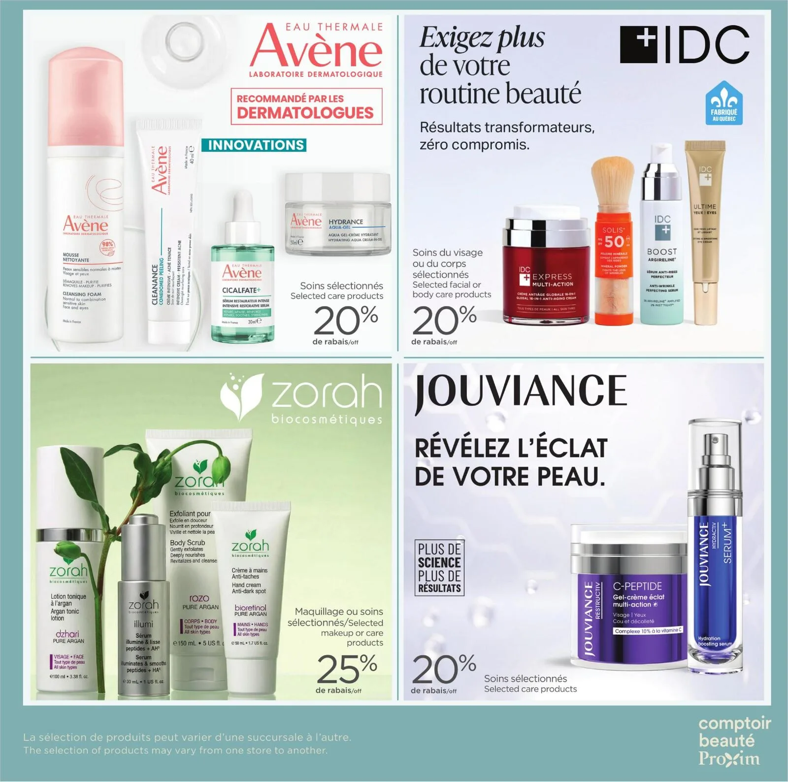 Page 3 de la Carnet Proxim Comptoir Beauté du 6 au 12 août 2026