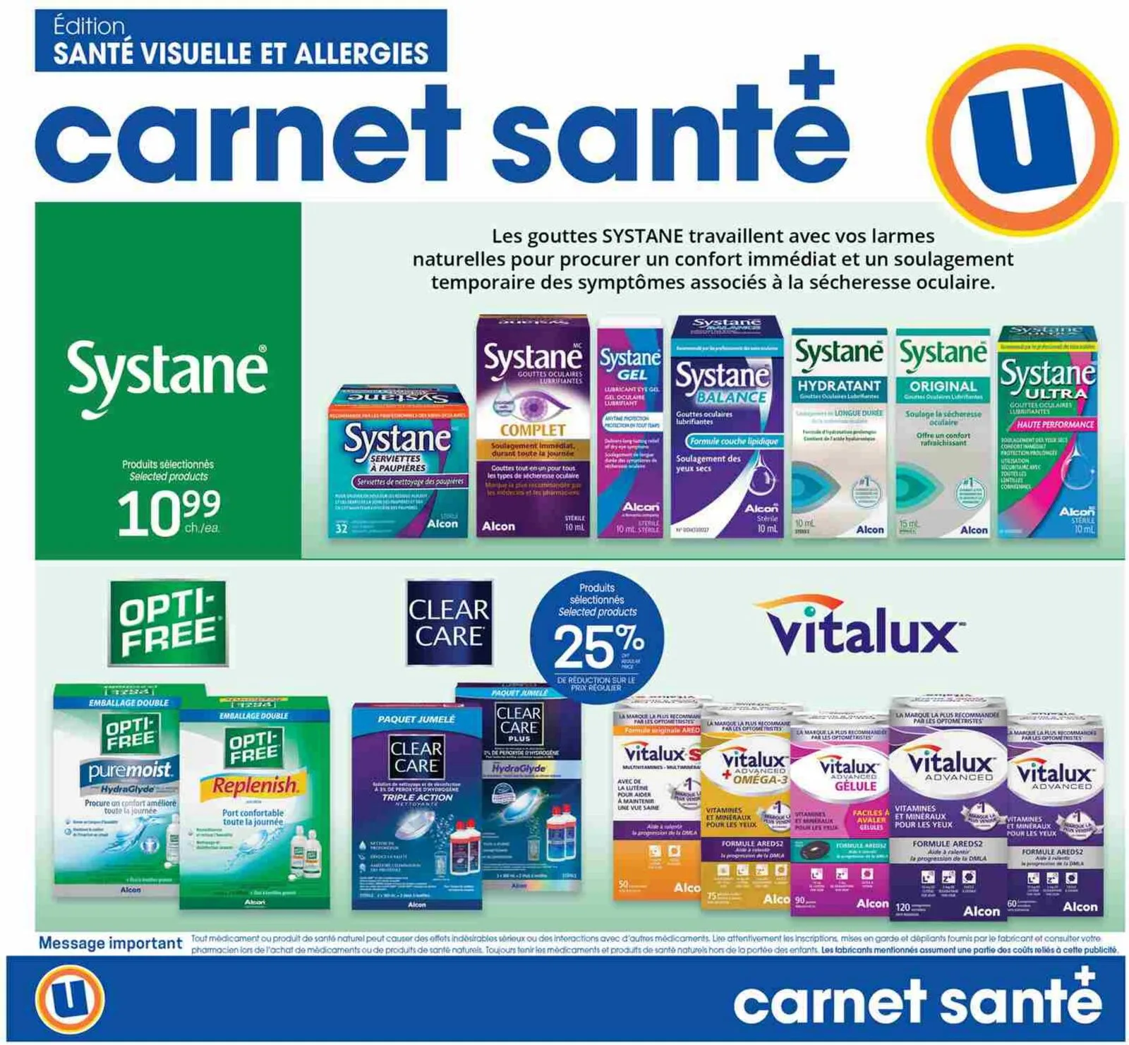 Page 1 de la Carnet Uniprix Santé du 14 au 20 mai 2026