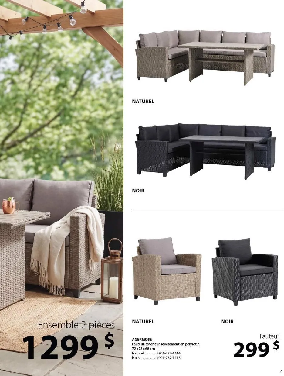 Page 7 de la Catalogue Jysk d&rsquo;été du 1 avril au 30 septembre 2026