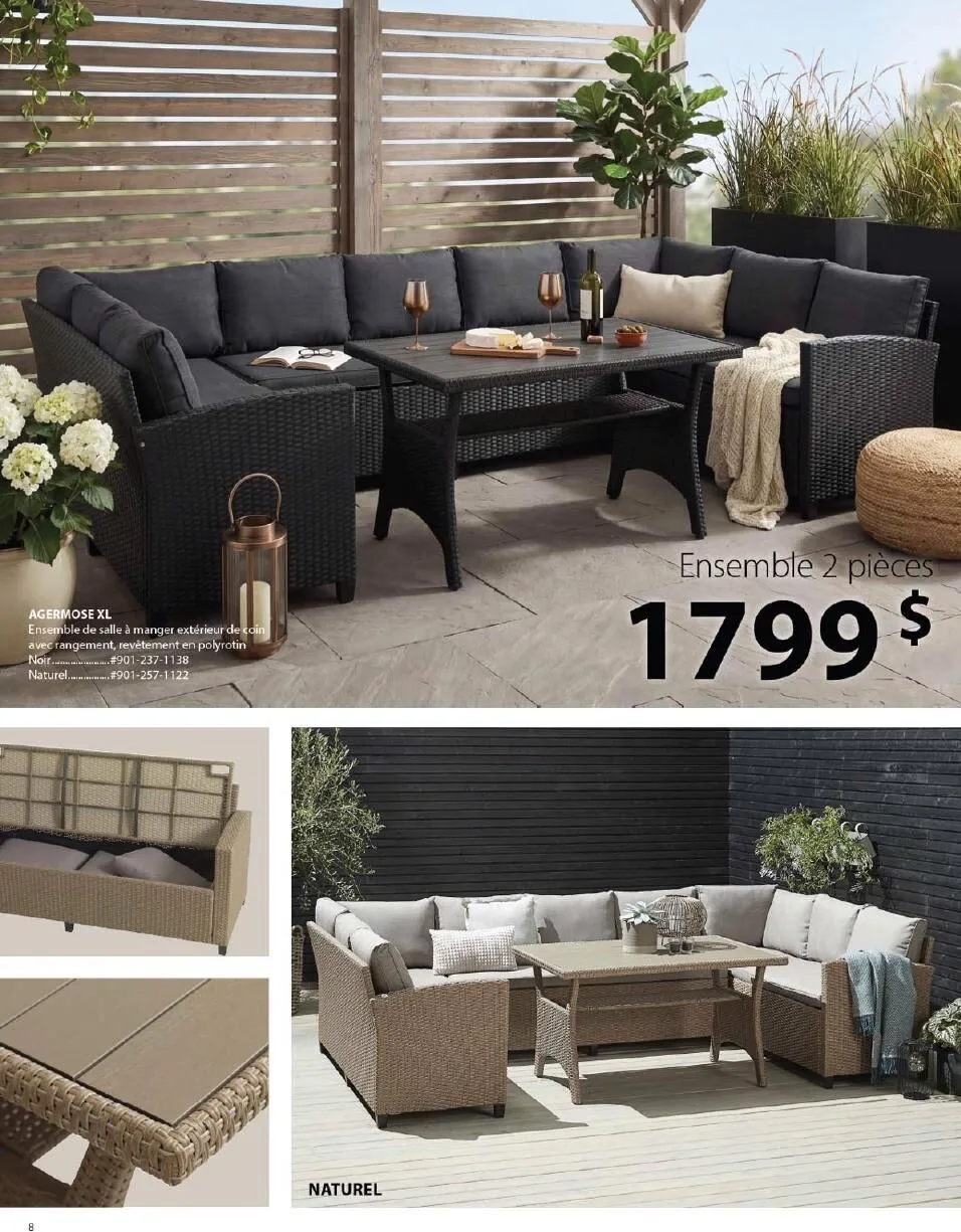 Page 8 de la Catalogue Jysk d&rsquo;été du 1 avril au 30 septembre 2026