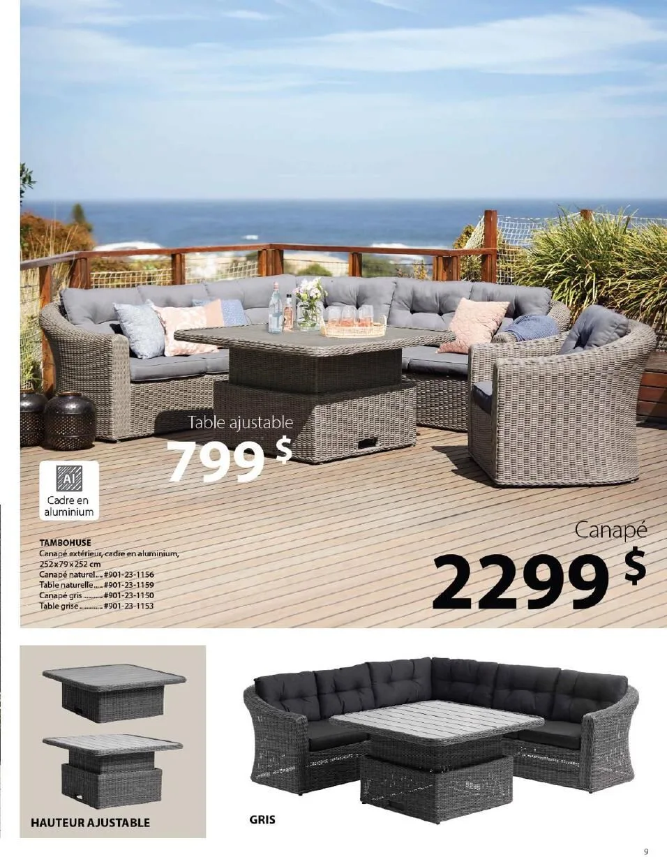 Page 9 de la Catalogue Jysk d&rsquo;été du 1 avril au 30 septembre 2026