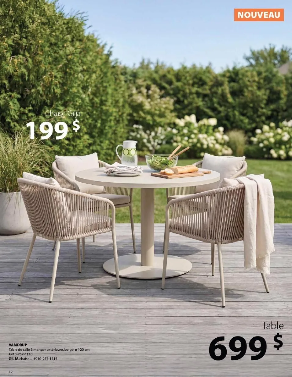 Page 12 de la Catalogue Jysk d&rsquo;été du 1 avril au 30 septembre 2026