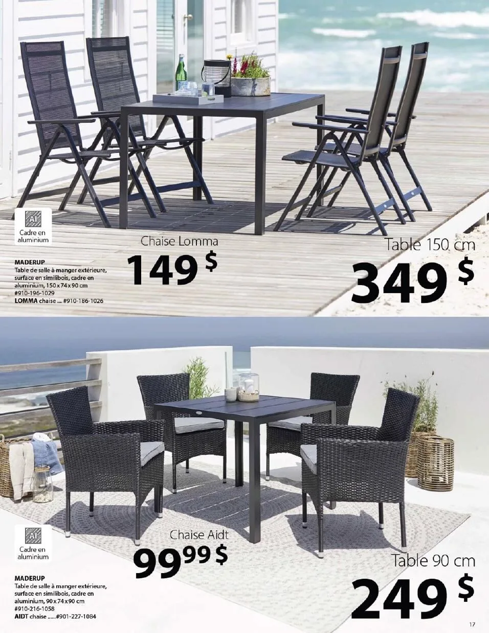 Page 17 de la Catalogue Jysk d&rsquo;été du 1 avril au 30 septembre 2026