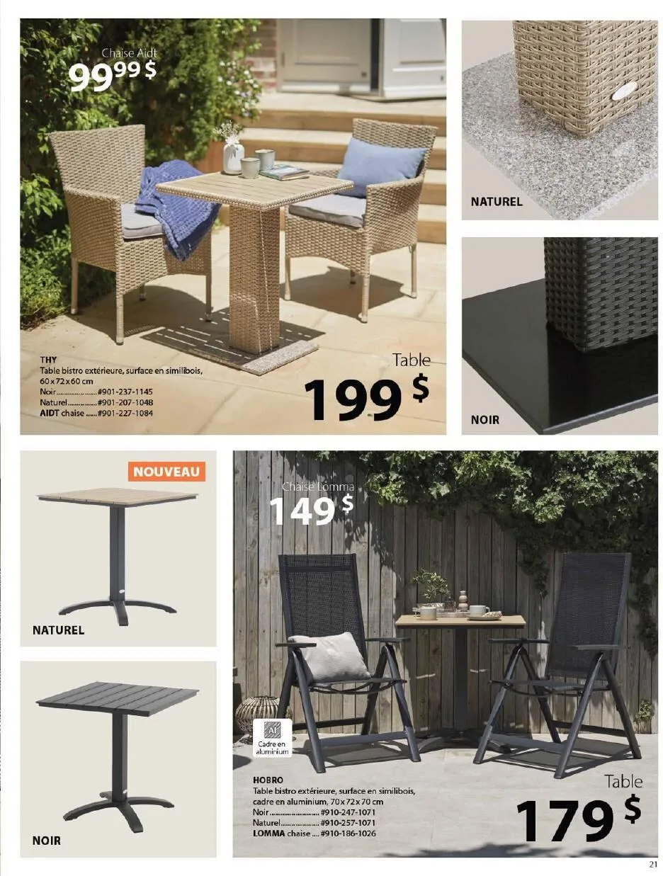 Page 21 de la Catalogue Jysk d&rsquo;été du 1 avril au 30 septembre 2026