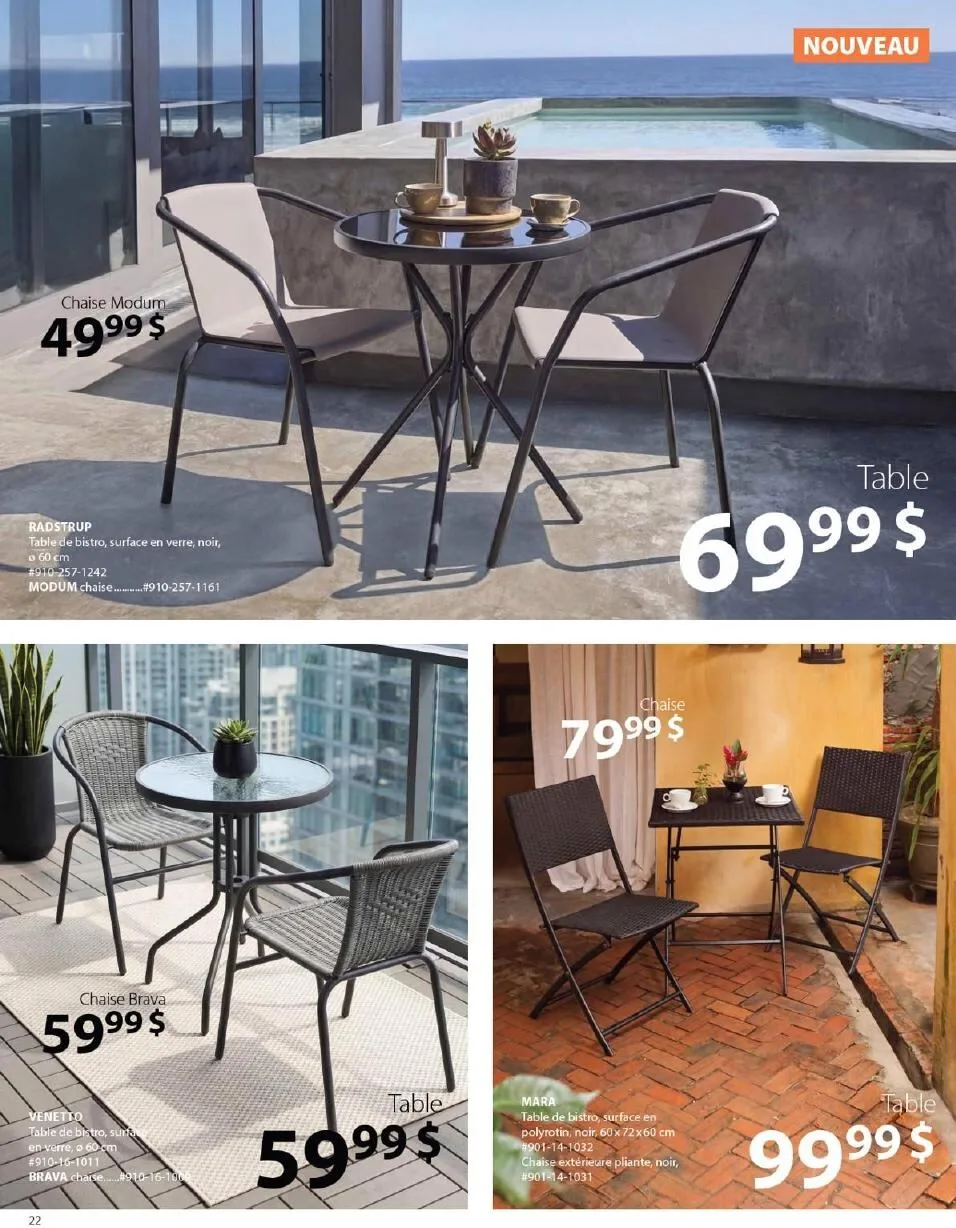 Page 22 de la Catalogue Jysk d&rsquo;été du 1 avril au 30 septembre 2026
