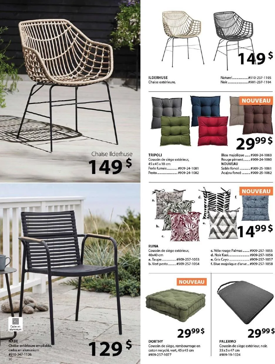 Page 30 de la Catalogue Jysk d&rsquo;été du 1 avril au 30 septembre 2026