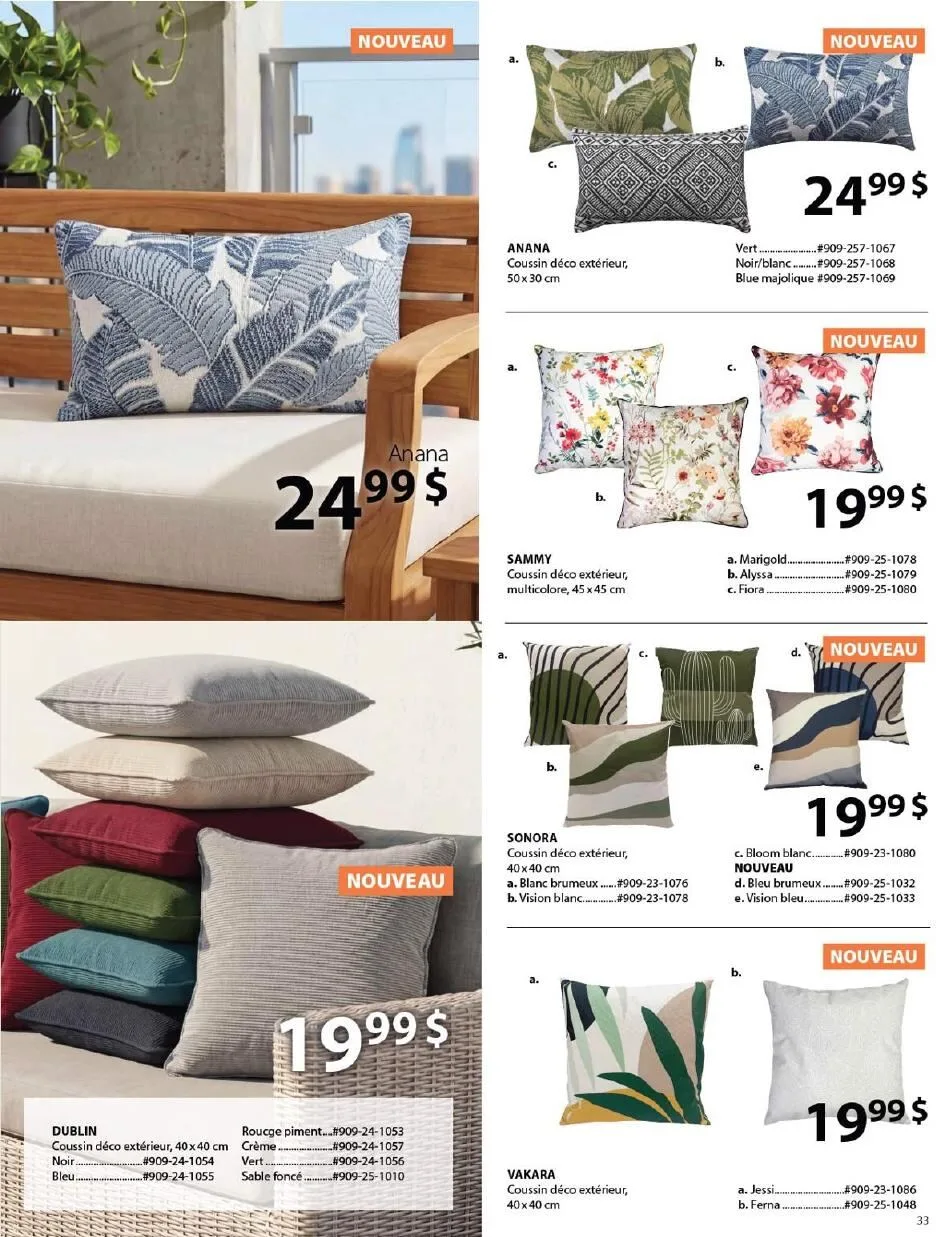 Page 33 de la Catalogue Jysk d&rsquo;été du 1 avril au 30 septembre 2026