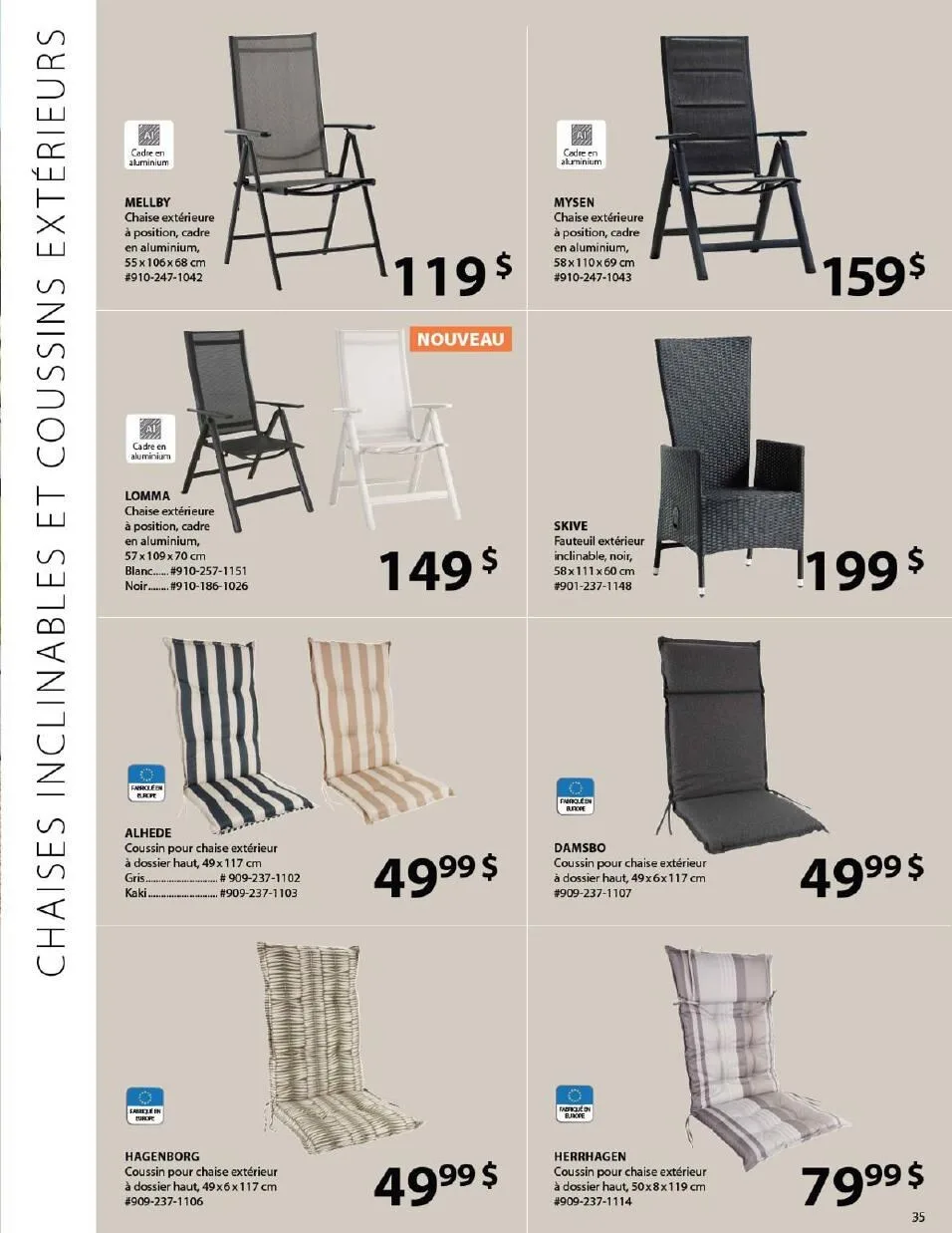 Page 35 de la Catalogue Jysk d&rsquo;été du 1 avril au 30 septembre 2026