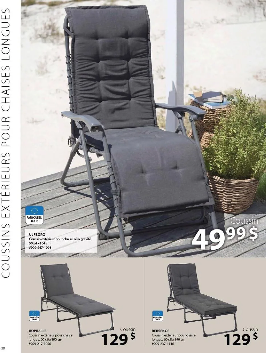 Page 38 de la Catalogue Jysk d&rsquo;été du 1 avril au 30 septembre 2026