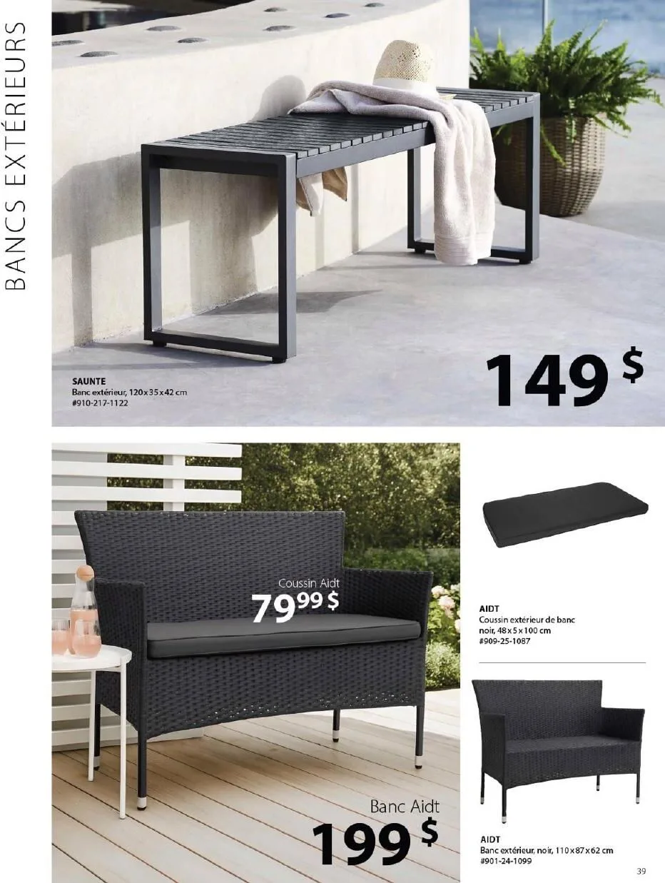 Page 39 de la Catalogue Jysk d&rsquo;été du 1 avril au 30 septembre 2026