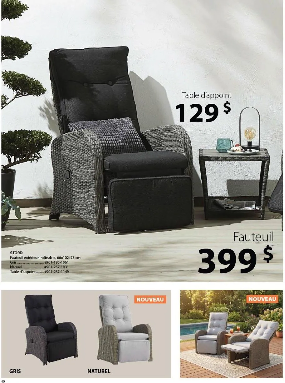 Page 40 de la Catalogue Jysk d&rsquo;été du 1 avril au 30 septembre 2026