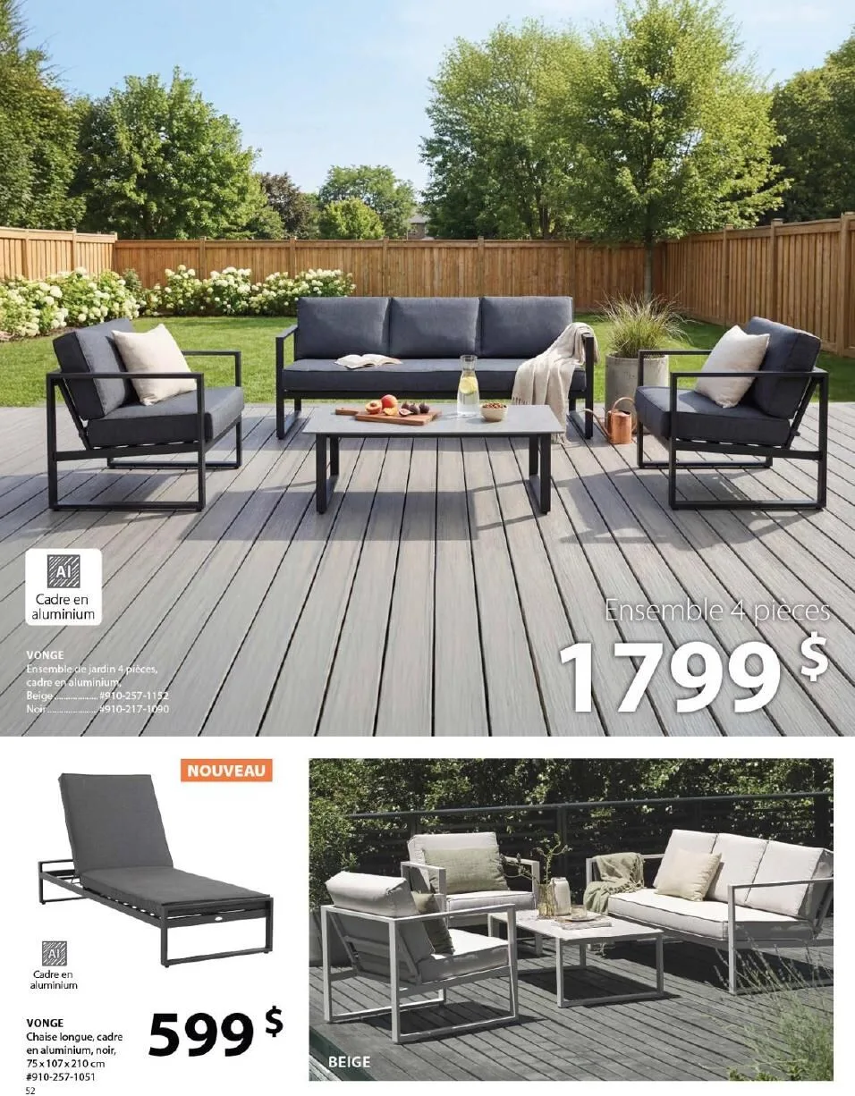 Page 52 de la Catalogue Jysk d&rsquo;été du 1 avril au 30 septembre 2026