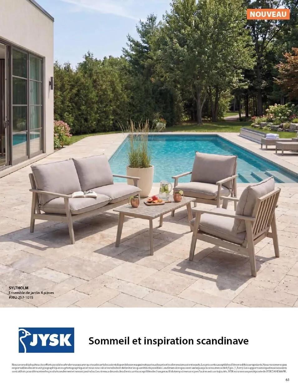 Page 61 de la Catalogue Jysk d&rsquo;été du 1 avril au 30 septembre 2026