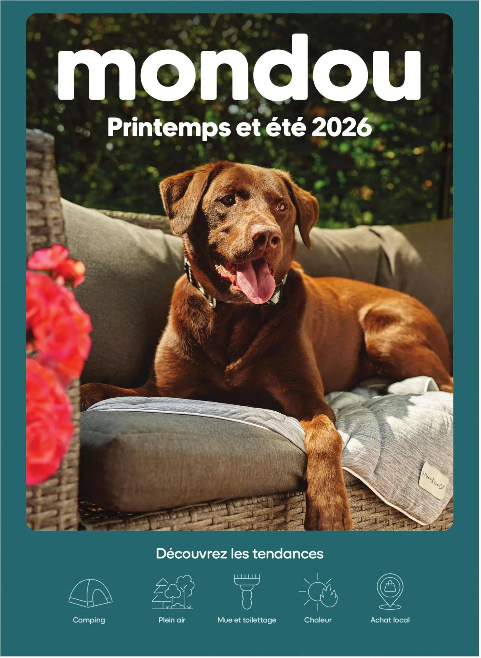 Page 1 de la Catalogue Mondou Printemps et été du 30 avril au 12 août 2026