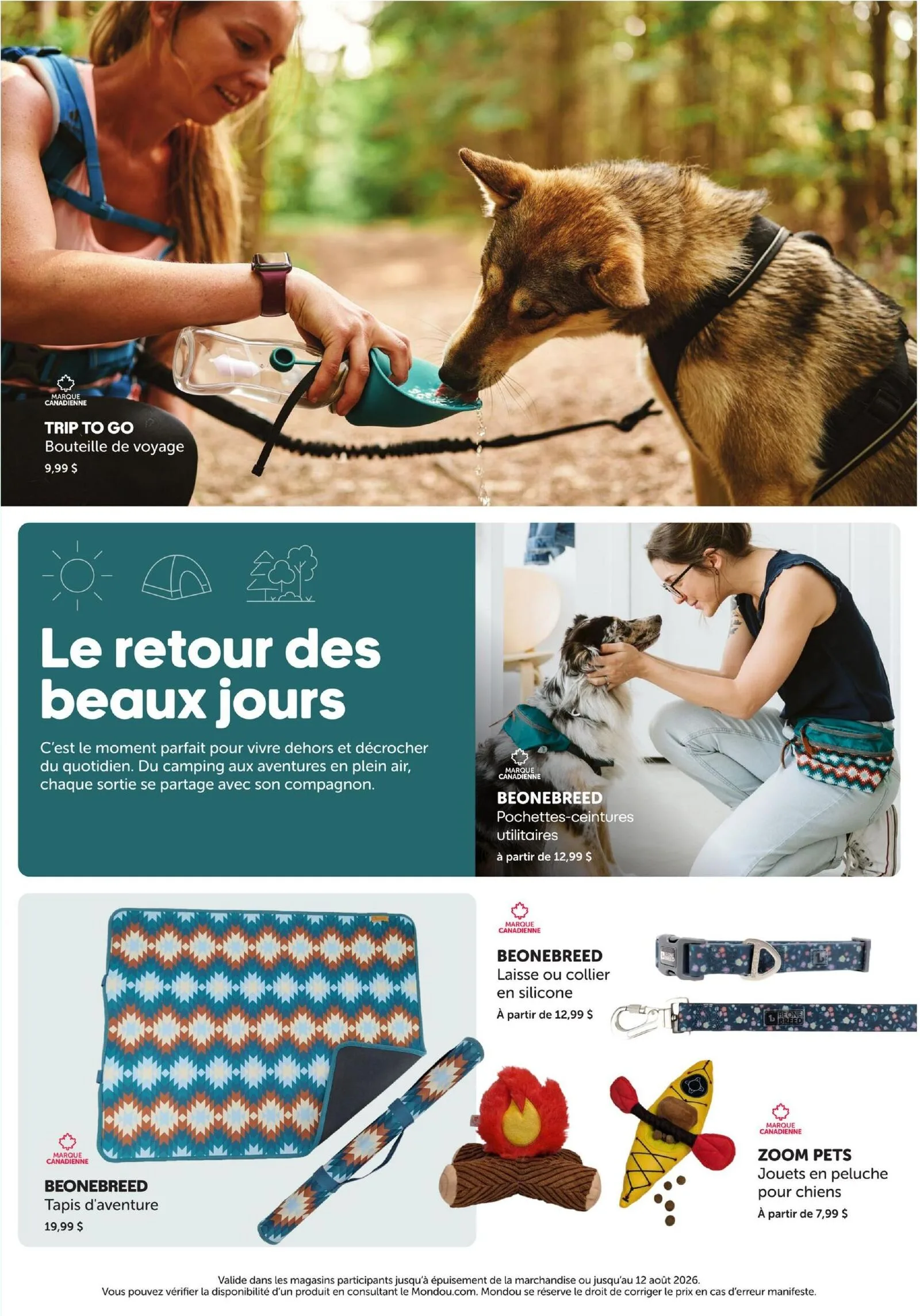 Page 2 de la Catalogue Mondou Printemps et été du 30 avril au 12 août 2026
