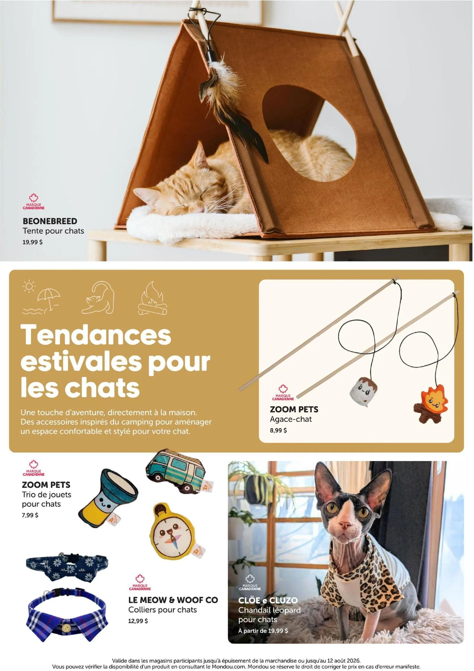 Page 4 de la Catalogue Mondou Printemps et été du 30 avril au 12 août 2026