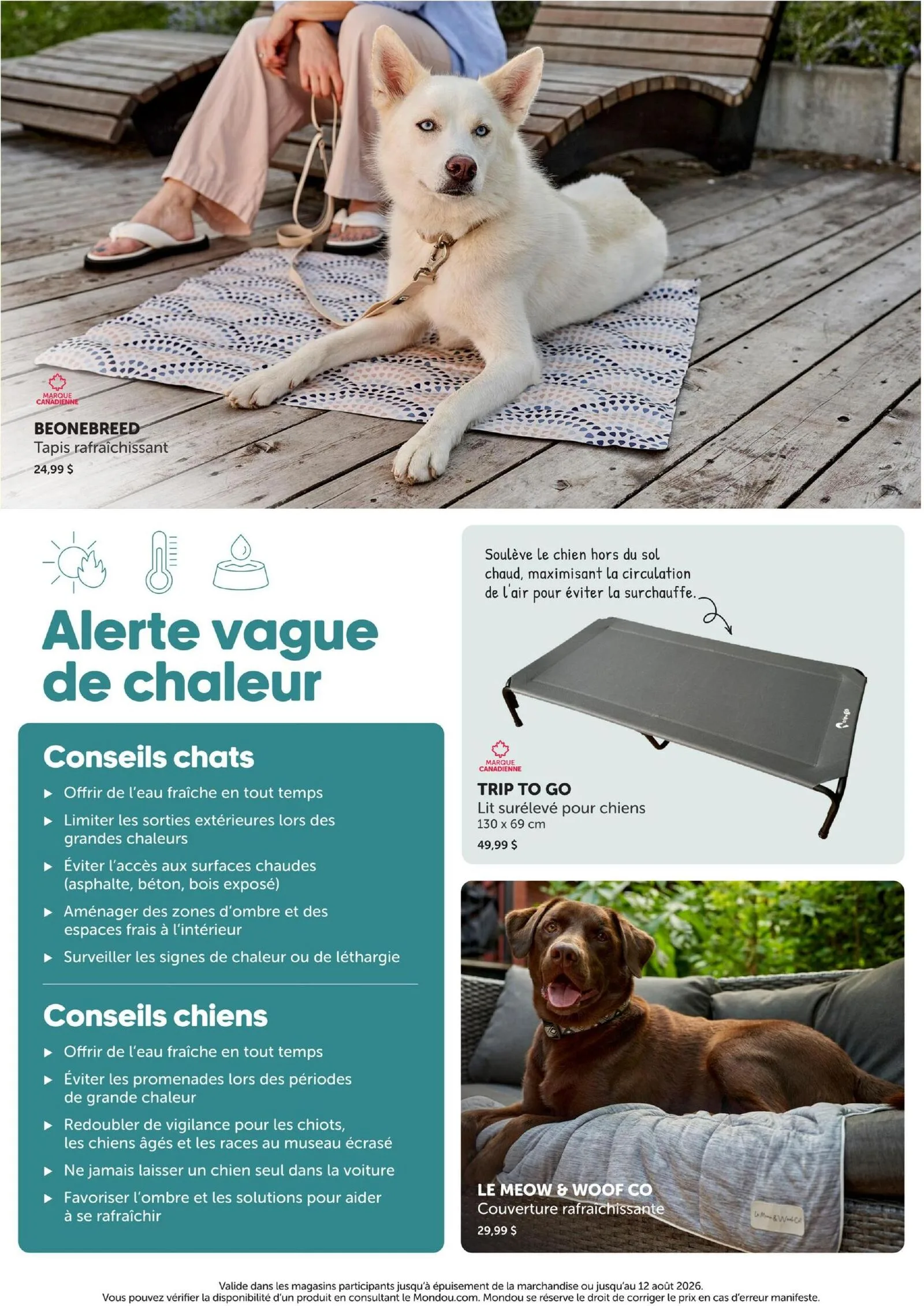 Page 9 de la Catalogue Mondou Printemps et été du 30 avril au 12 août 2026