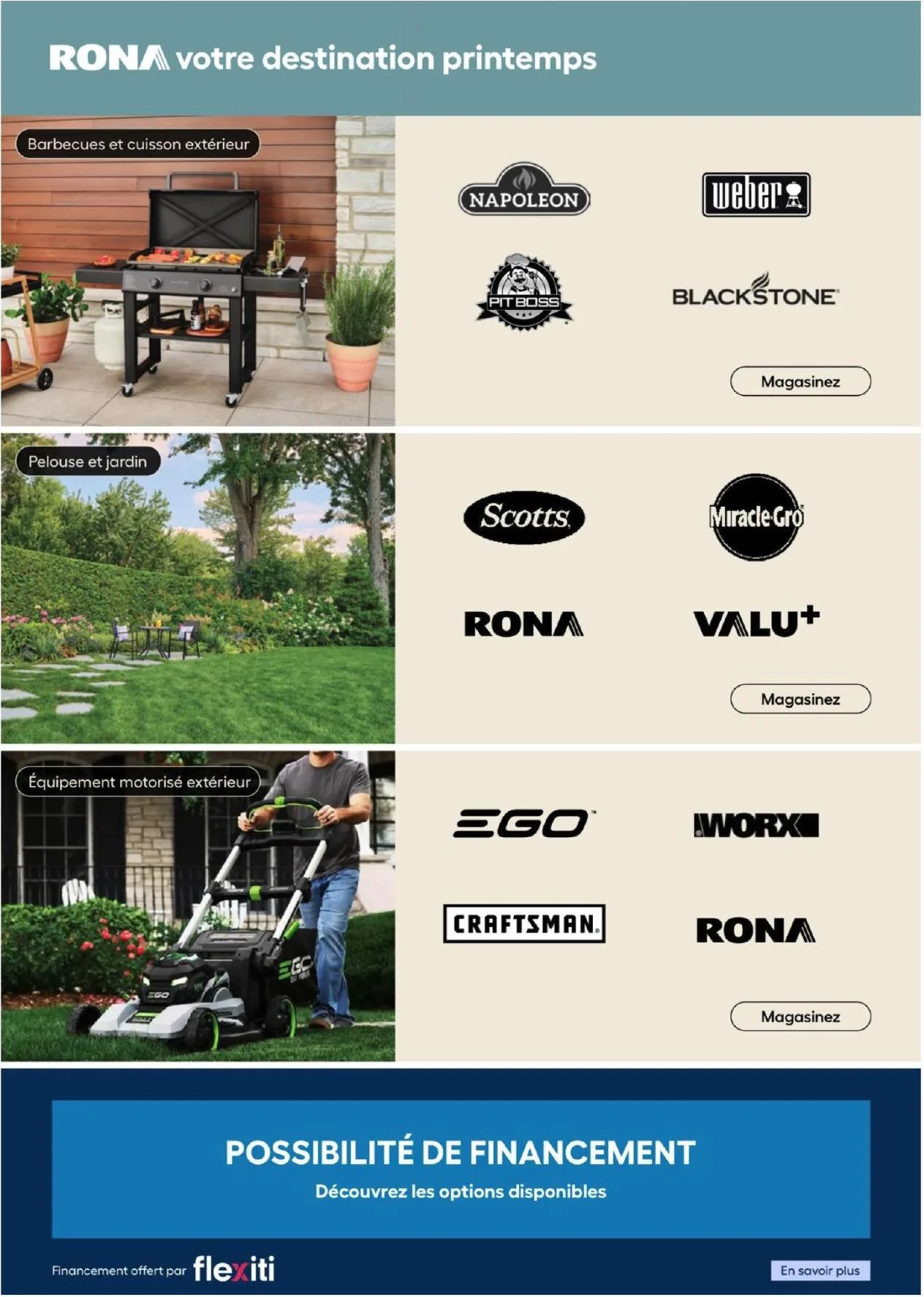 Page 17 de la Catalogue Rona Printemps Été du 26 février au 24 juin 2026