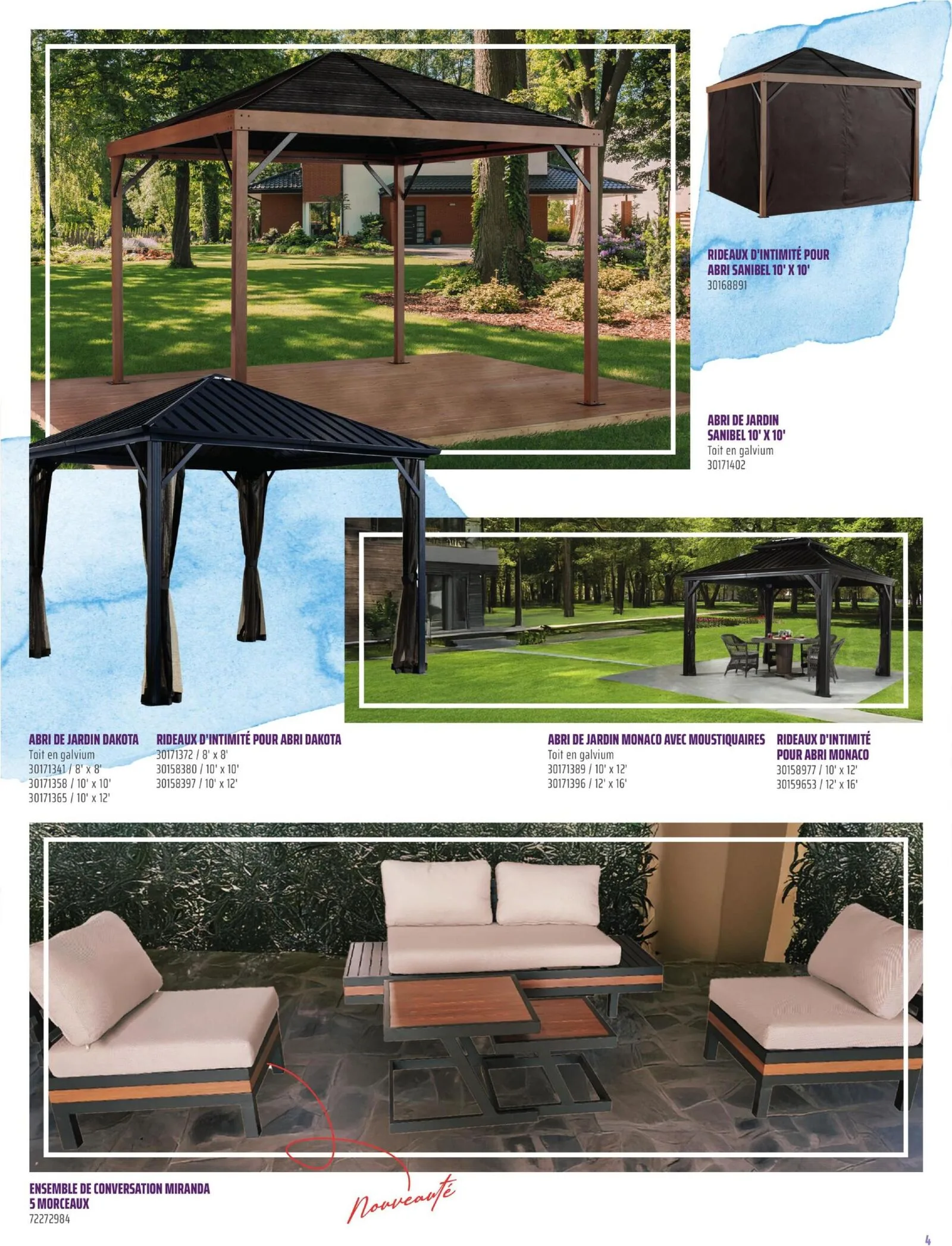 Page 4 de la Catalogue d&rsquo;été Gagnon du 5 mars au 5 septembre 2026