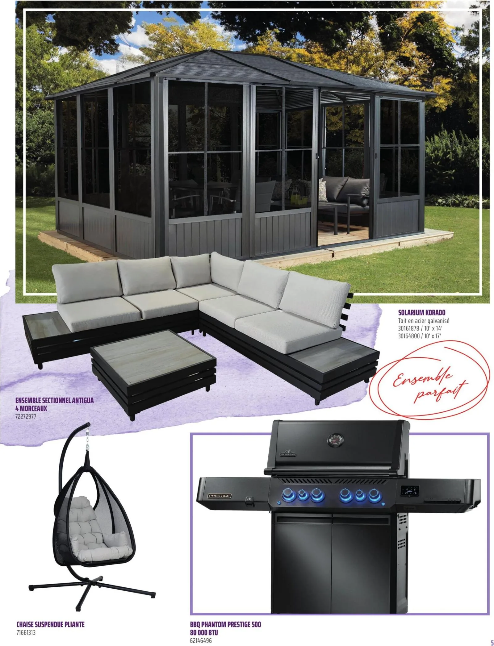 Page 5 de la Catalogue d&rsquo;été Gagnon du 5 mars au 5 septembre 2026