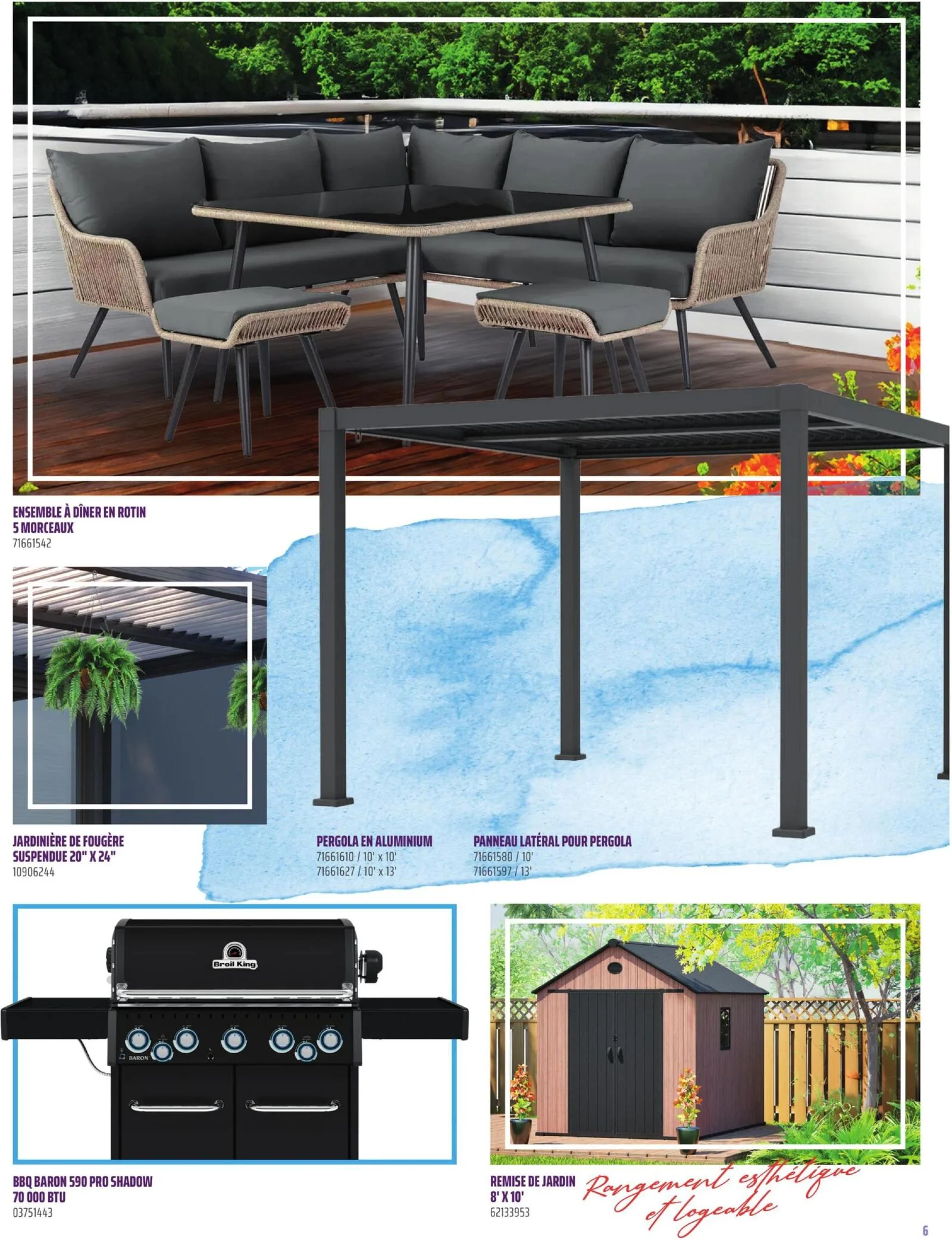 Page 6 de la Catalogue d&rsquo;été Gagnon du 5 mars au 5 septembre 2026