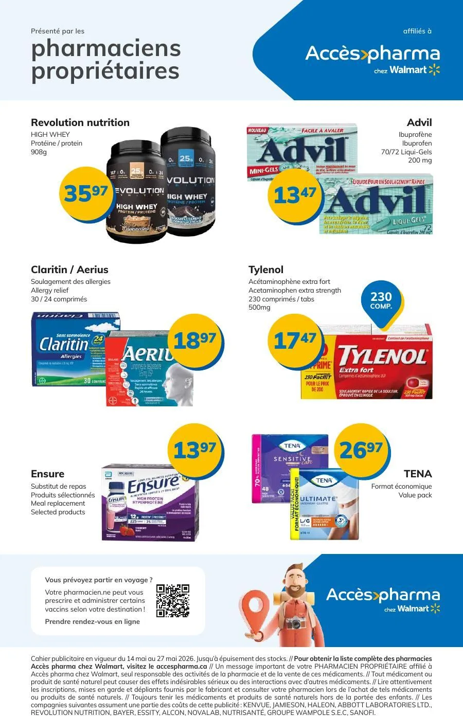 Page 2 de la Circulaire Accès Pharma du 14 au 27 mai 2026