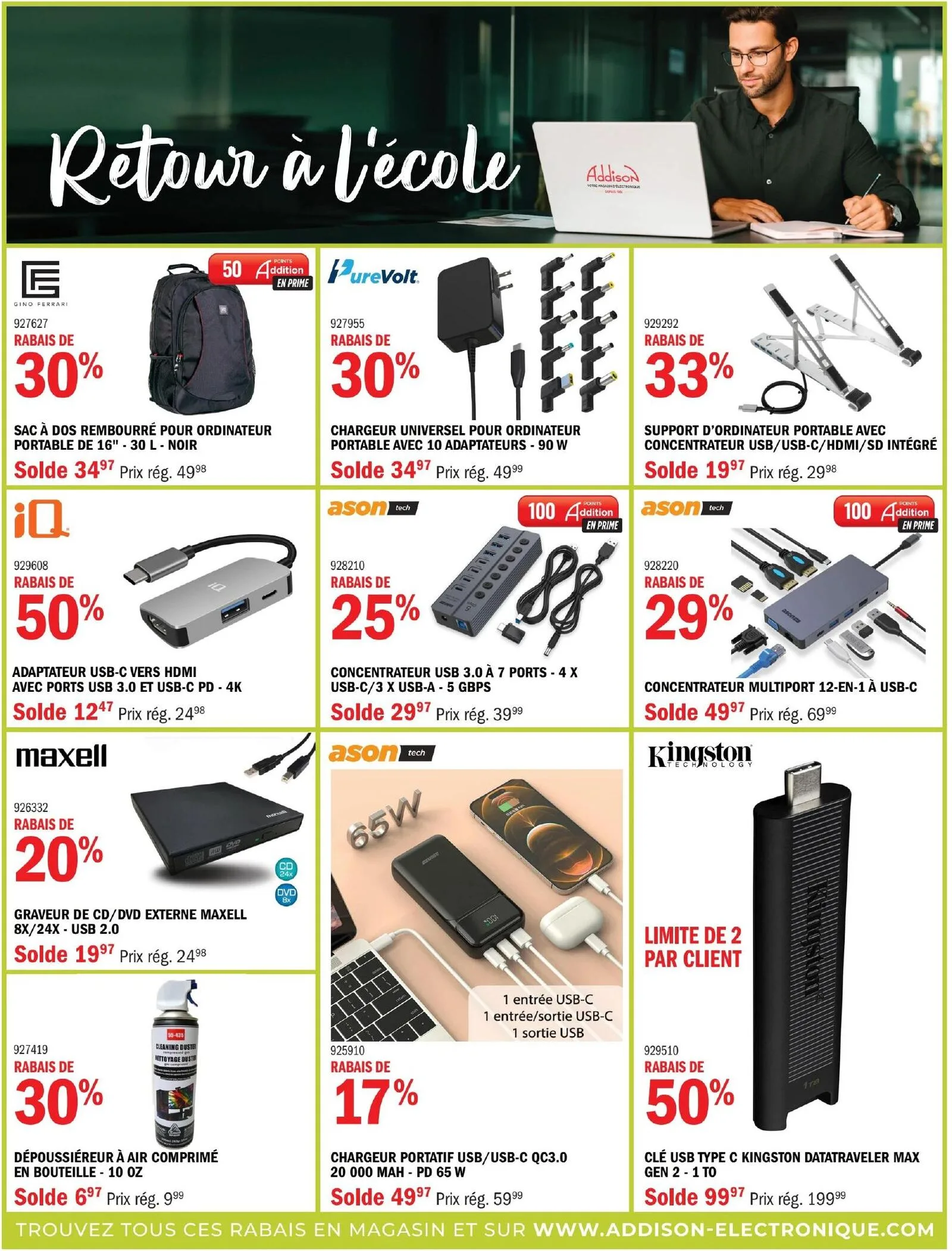 Page 6 de la Circulaire Addison Électronique du 1 au 31 août 2026
