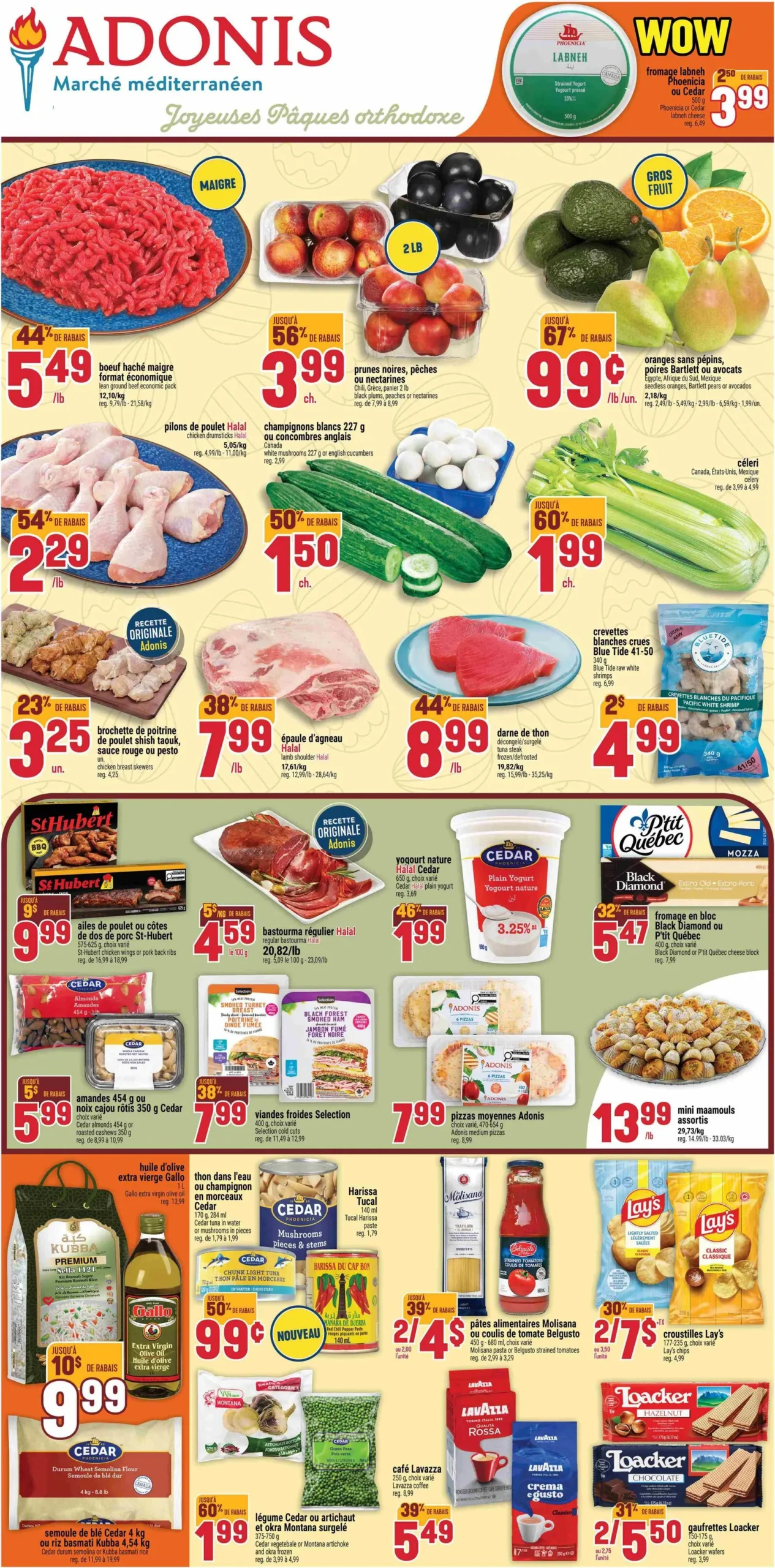 Page 1 de la Circulaire Adonis du 9 au 15 avril 2026