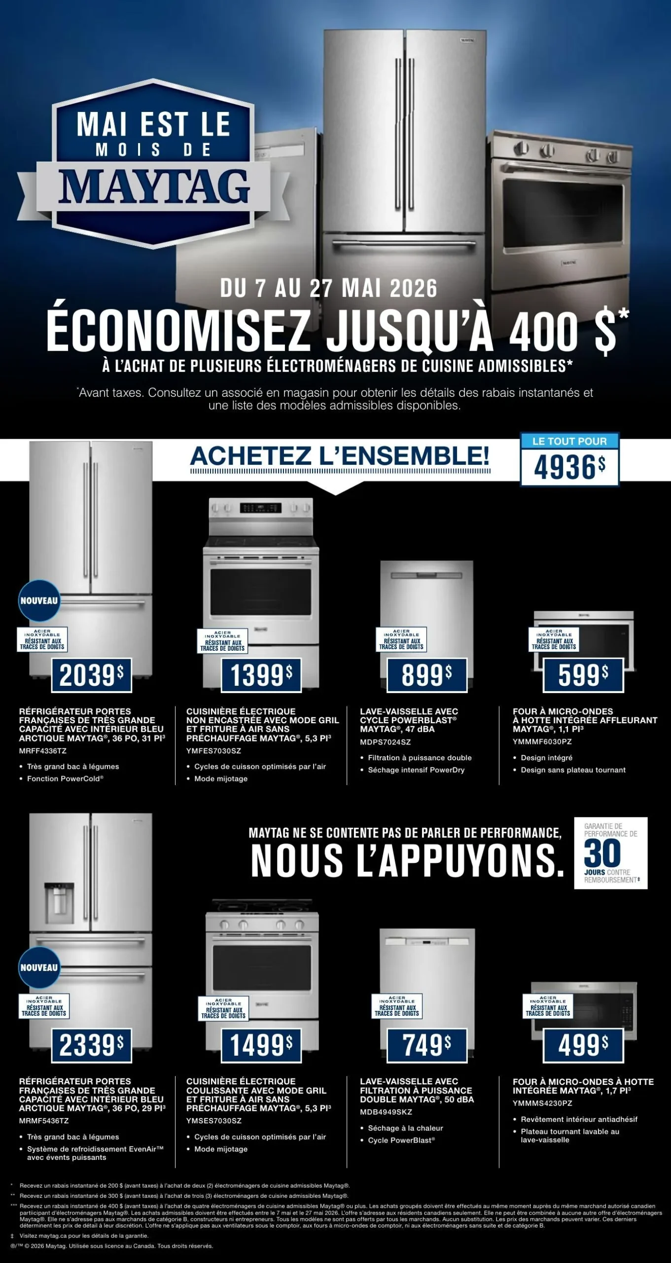 Page 3 de la Circulaire Ameublement Machabée du 1 au 27 mai 2026