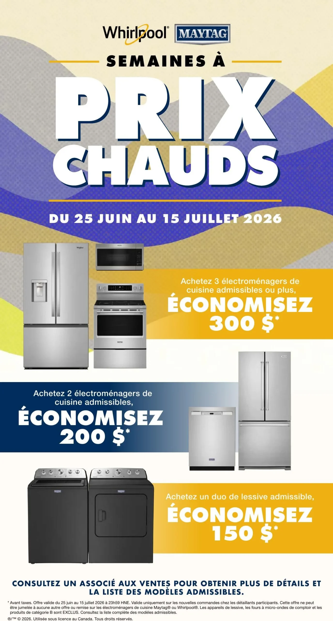 Page 3 de la Circulaire Ameublement Machabée du 25 juin au 15 juillet 2026