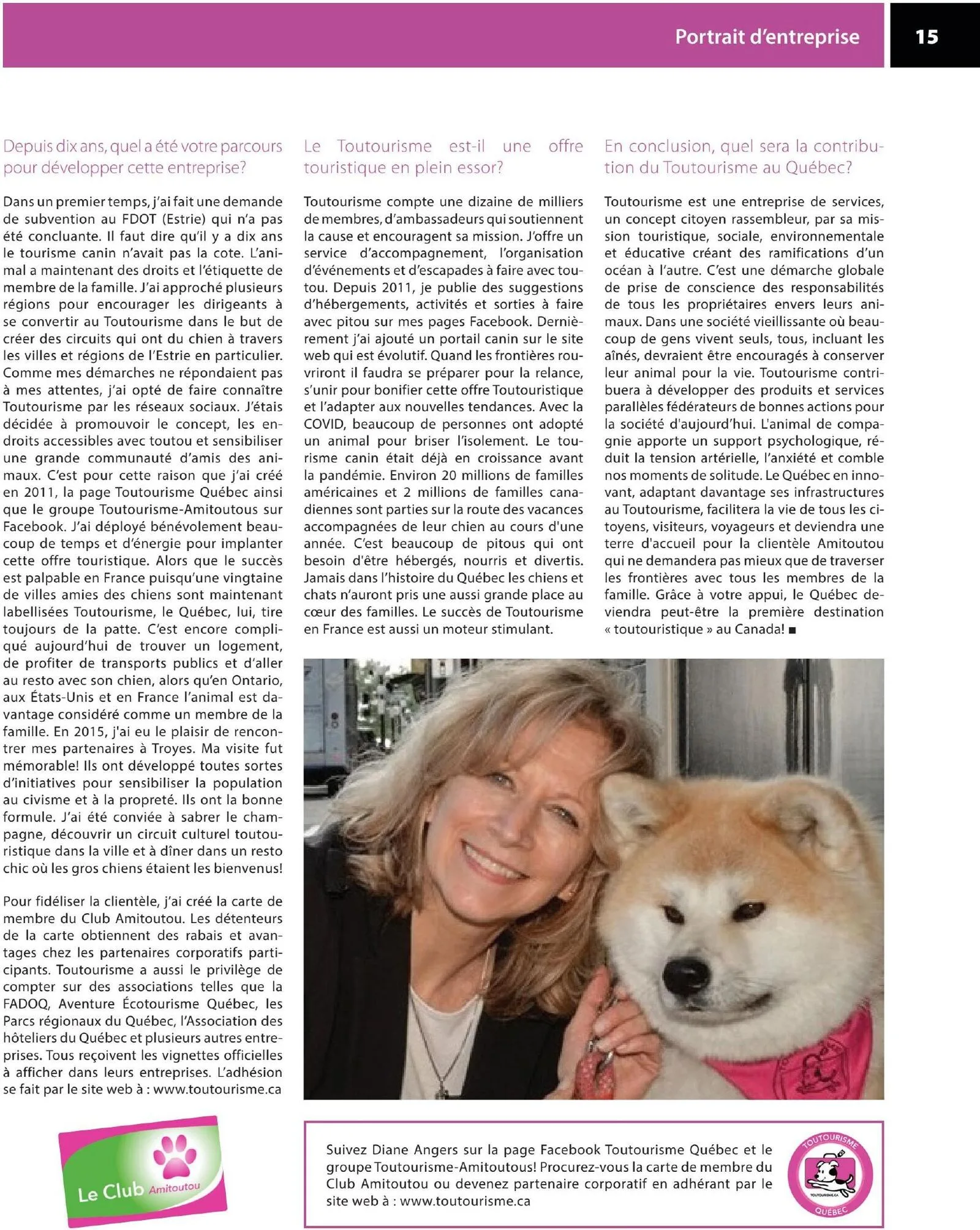 Page 15 de la Circulaire Animo etc du 21 au 30 août 2026